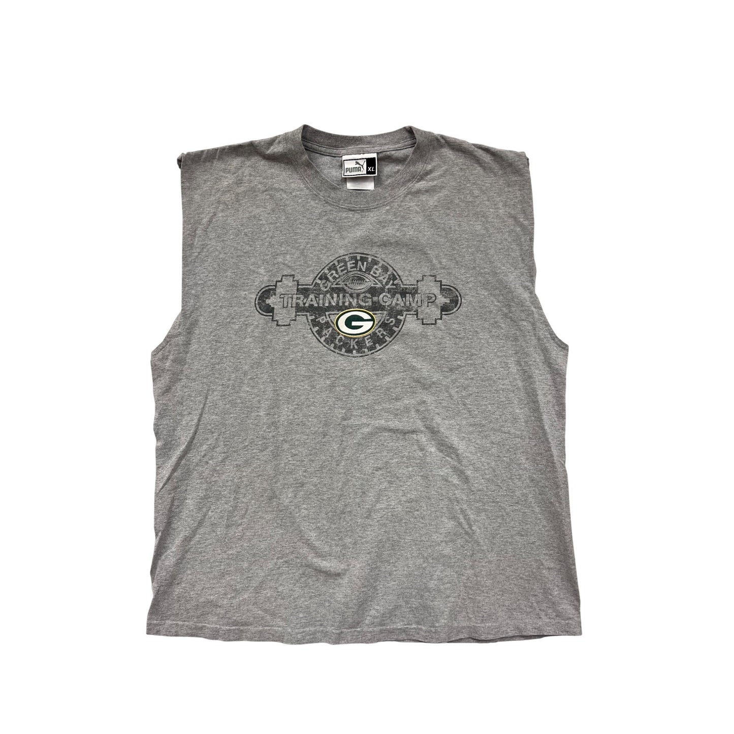 Men’s XL Green Bay Packers Sleeveless Training Camp Tee #6539