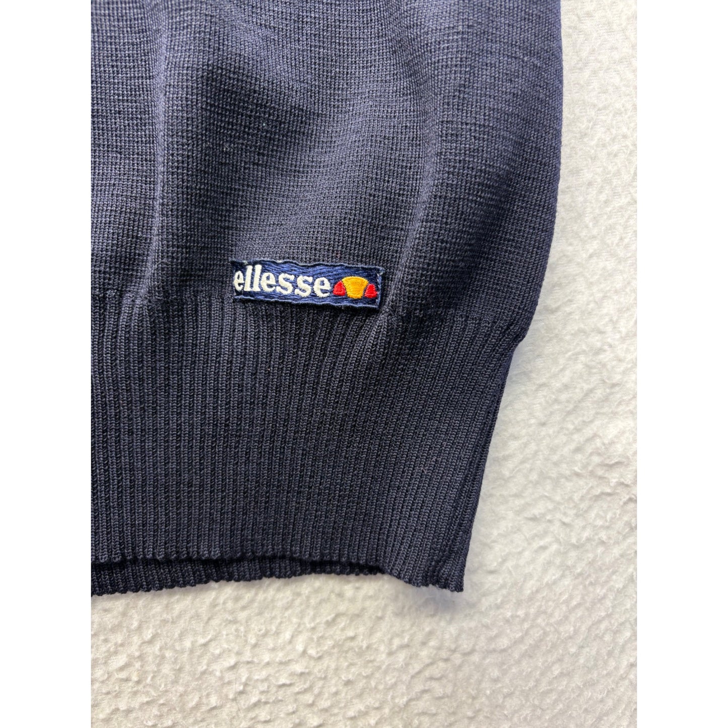 Vintage Ellesse Mens Wool V-Neck Sweater Vest #7444