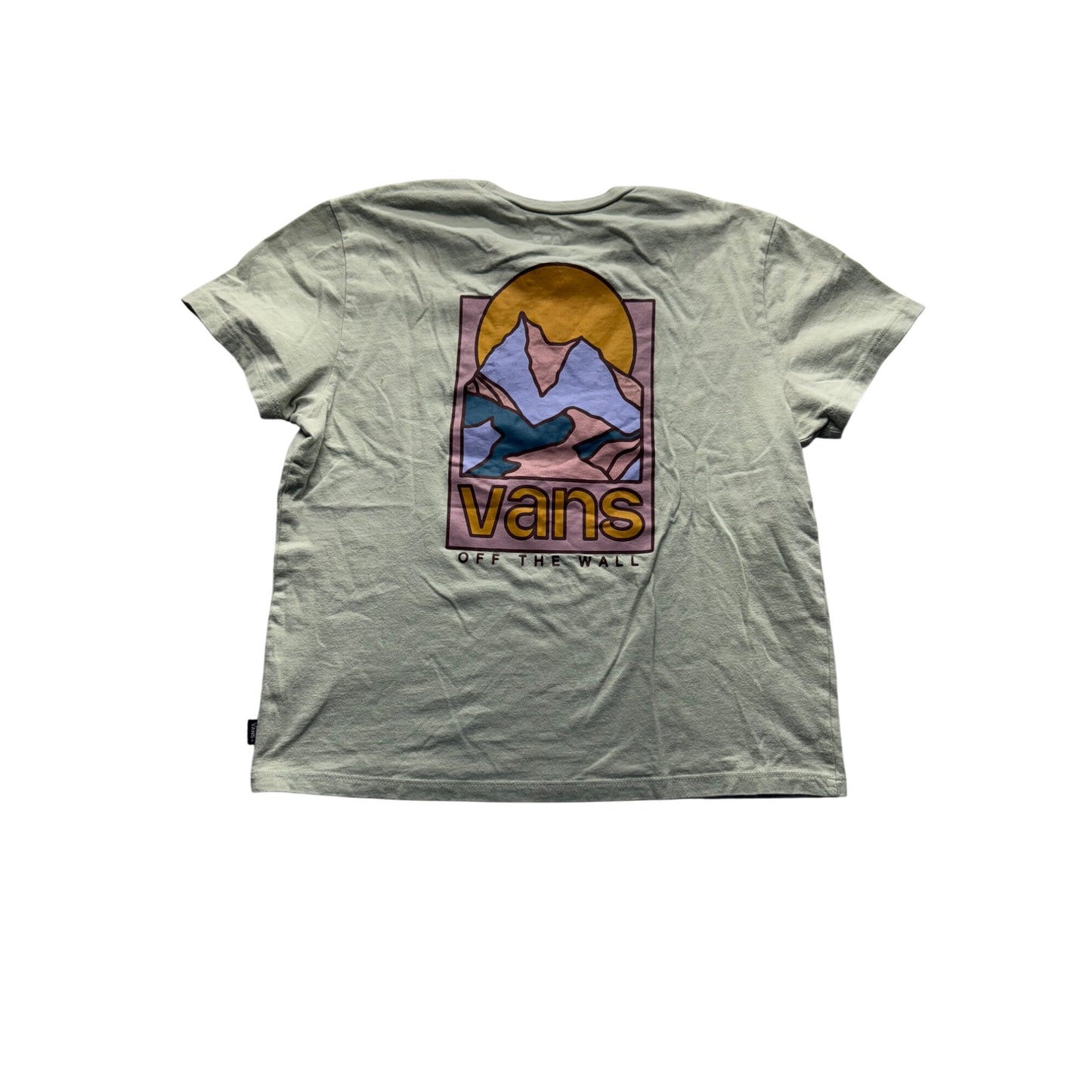 Girls Vans Sage Green Graphic Tee #7460