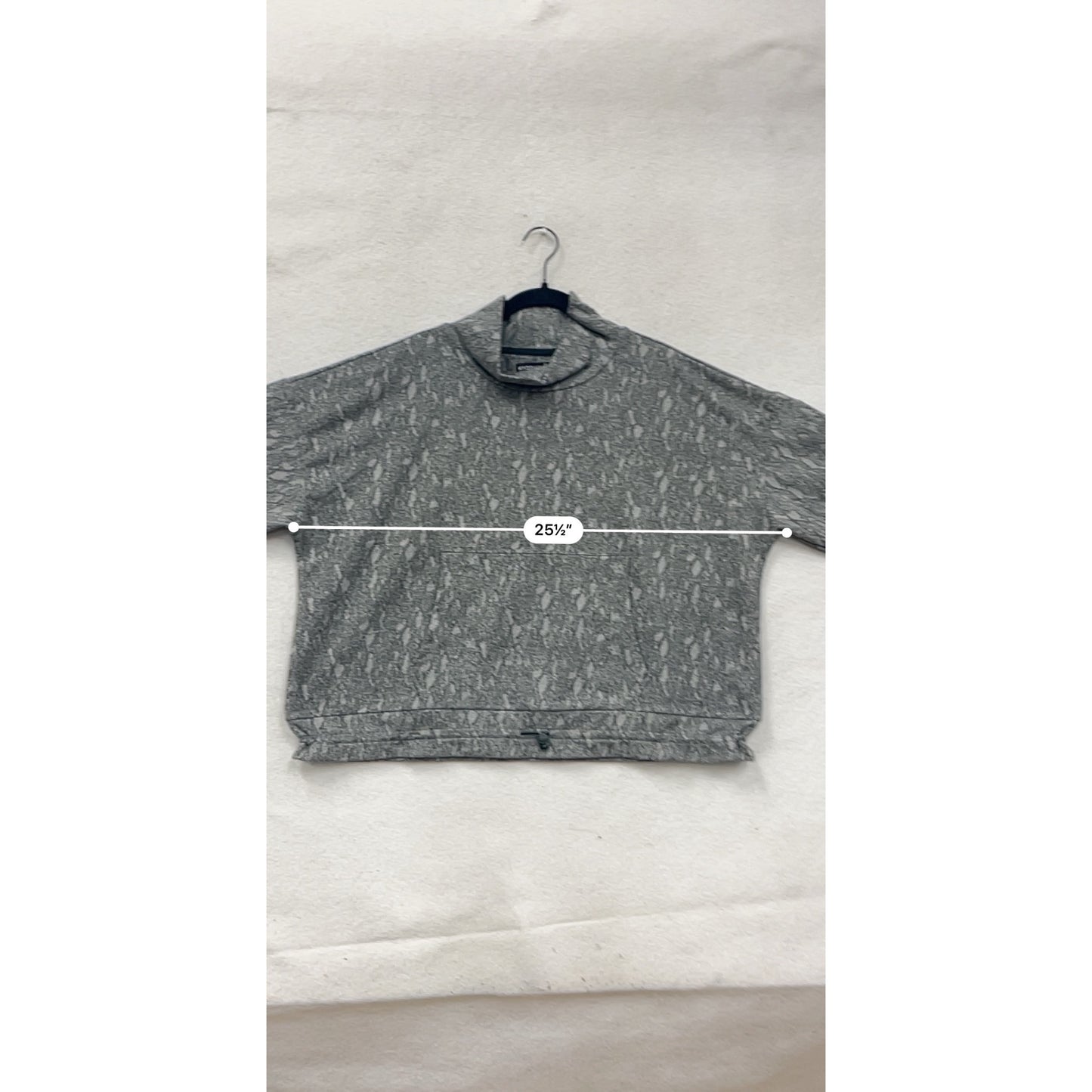 Kyodan Outdoor XL Gray Patterned Mock Neck Pullover #8727