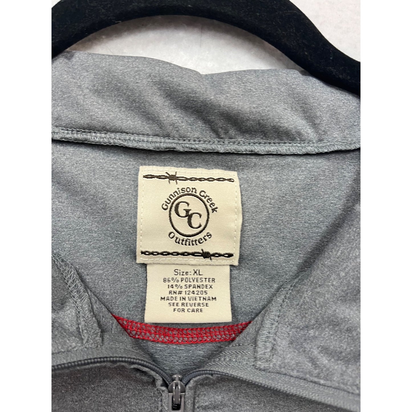 Gunnison Creek Outfitters Long Sleeve Quarter-Zip Pullover XL #947A