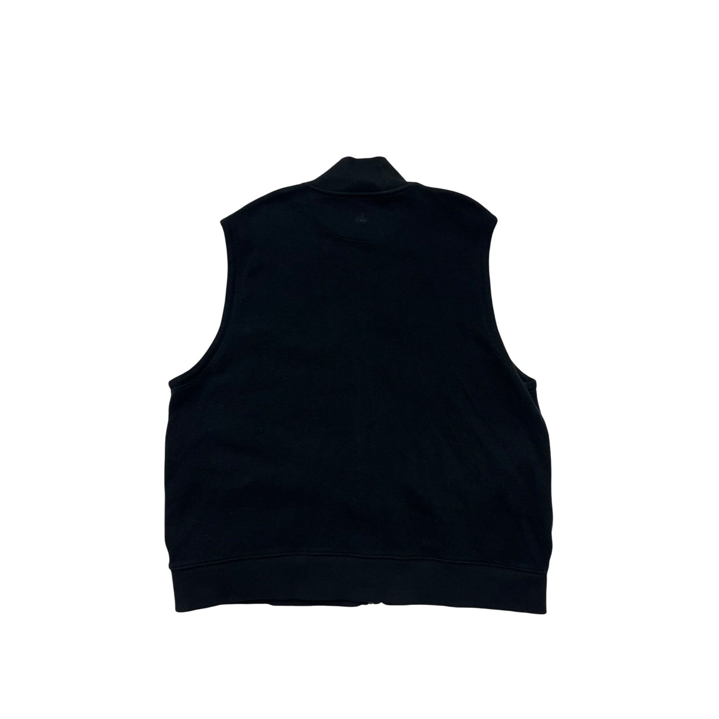 Pendleton Mens Black Cotton Zip-Up Vest #6180