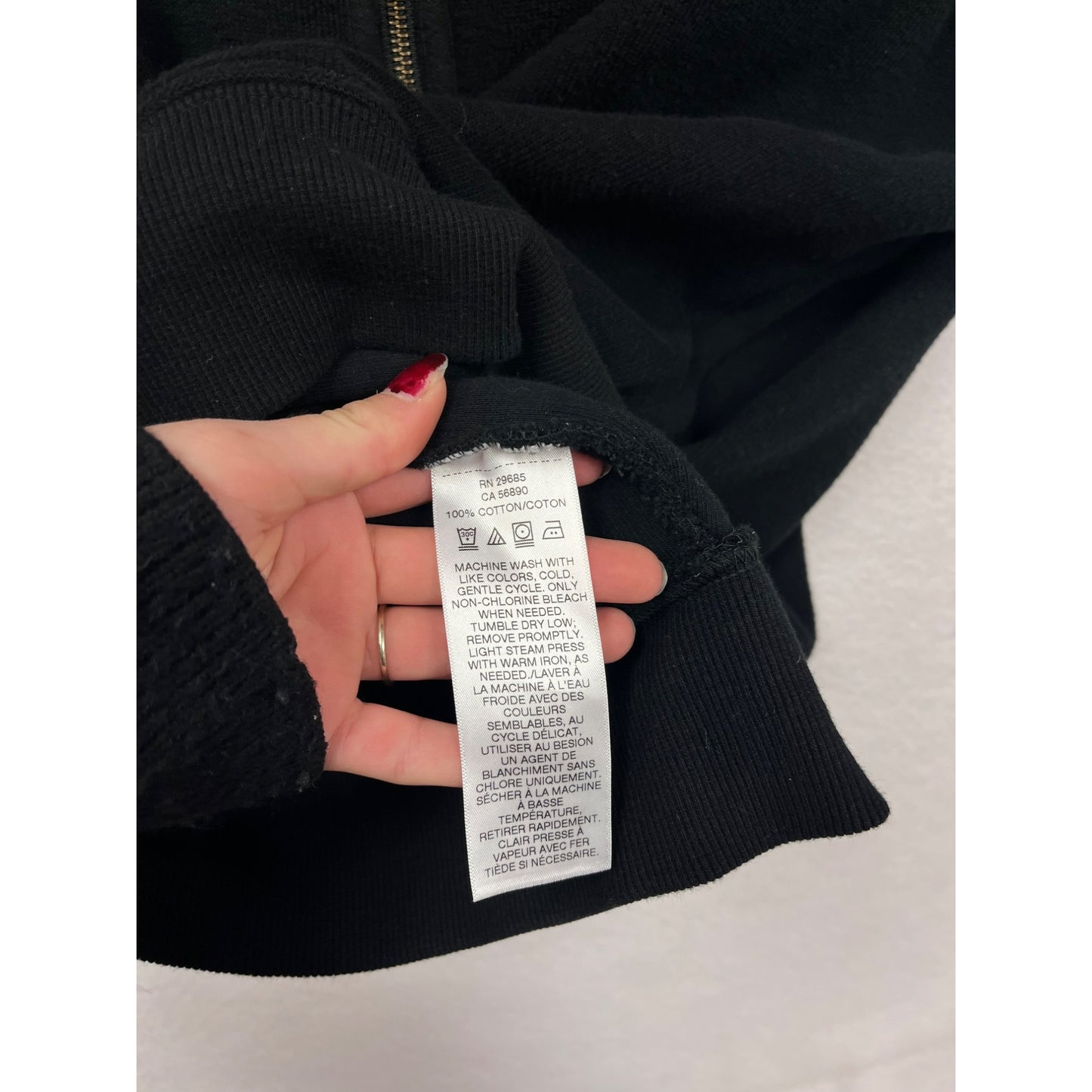 Pendleton Mens Black Cotton Zip-Up Vest #6180