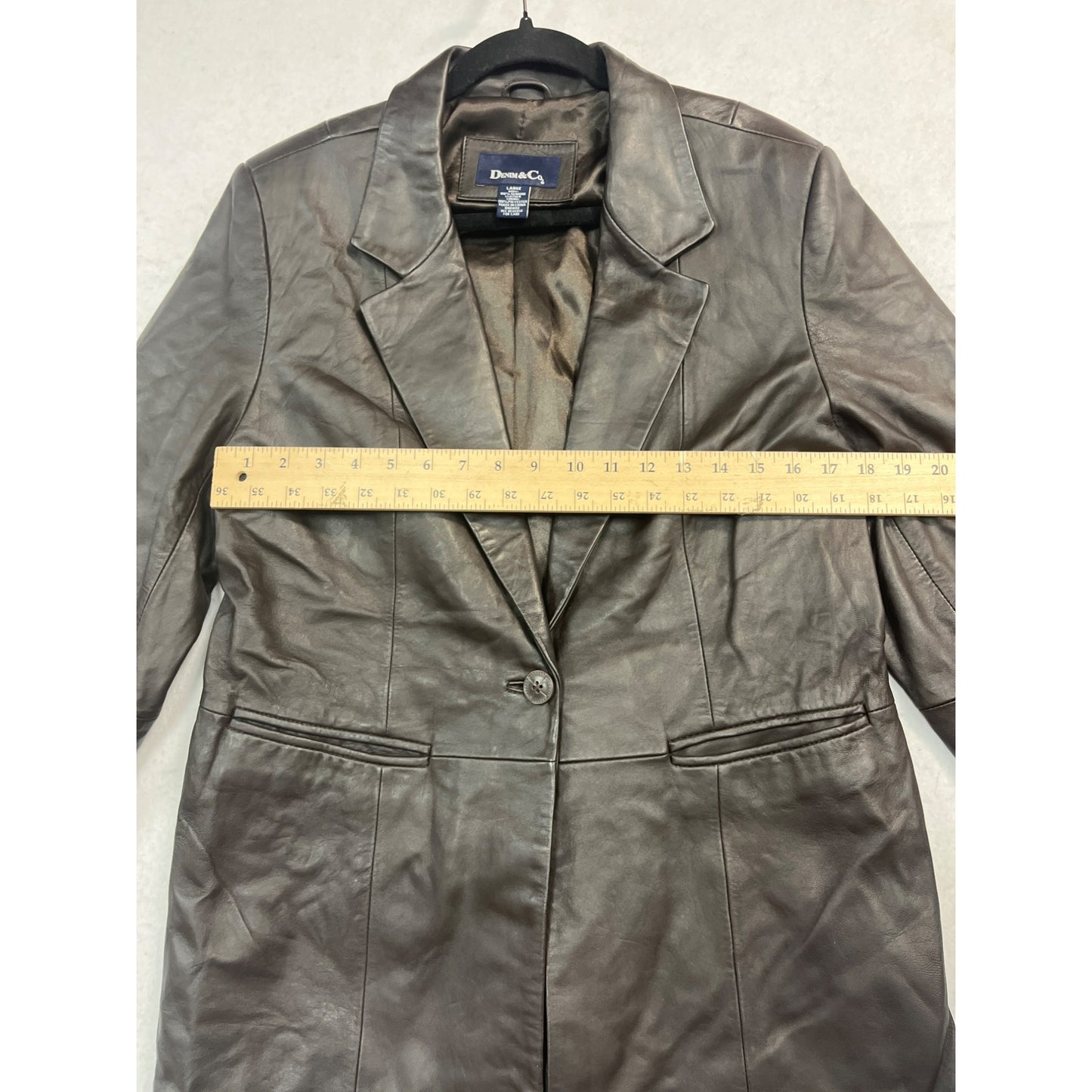 Women’s Vintage Denim & Co Leather Jacket