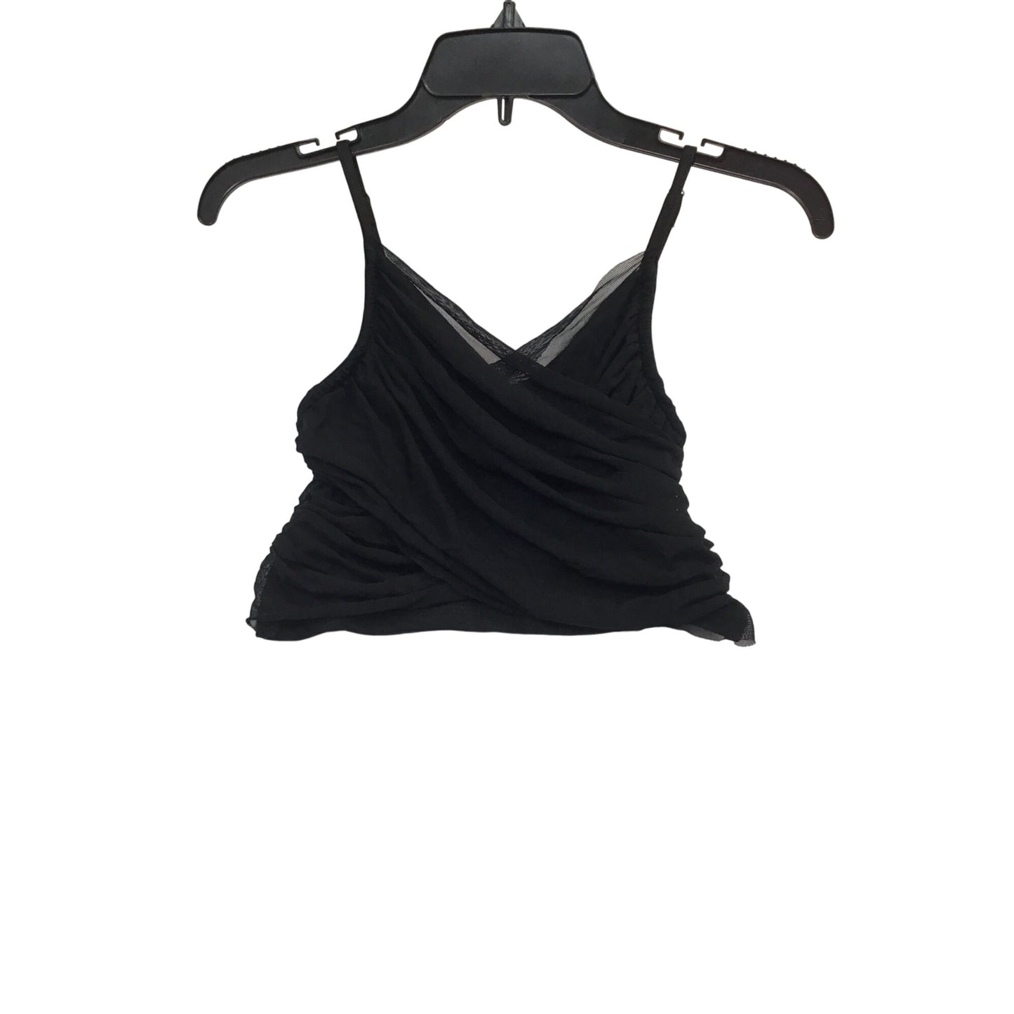 Women’s Mesh Ruched Crop Top