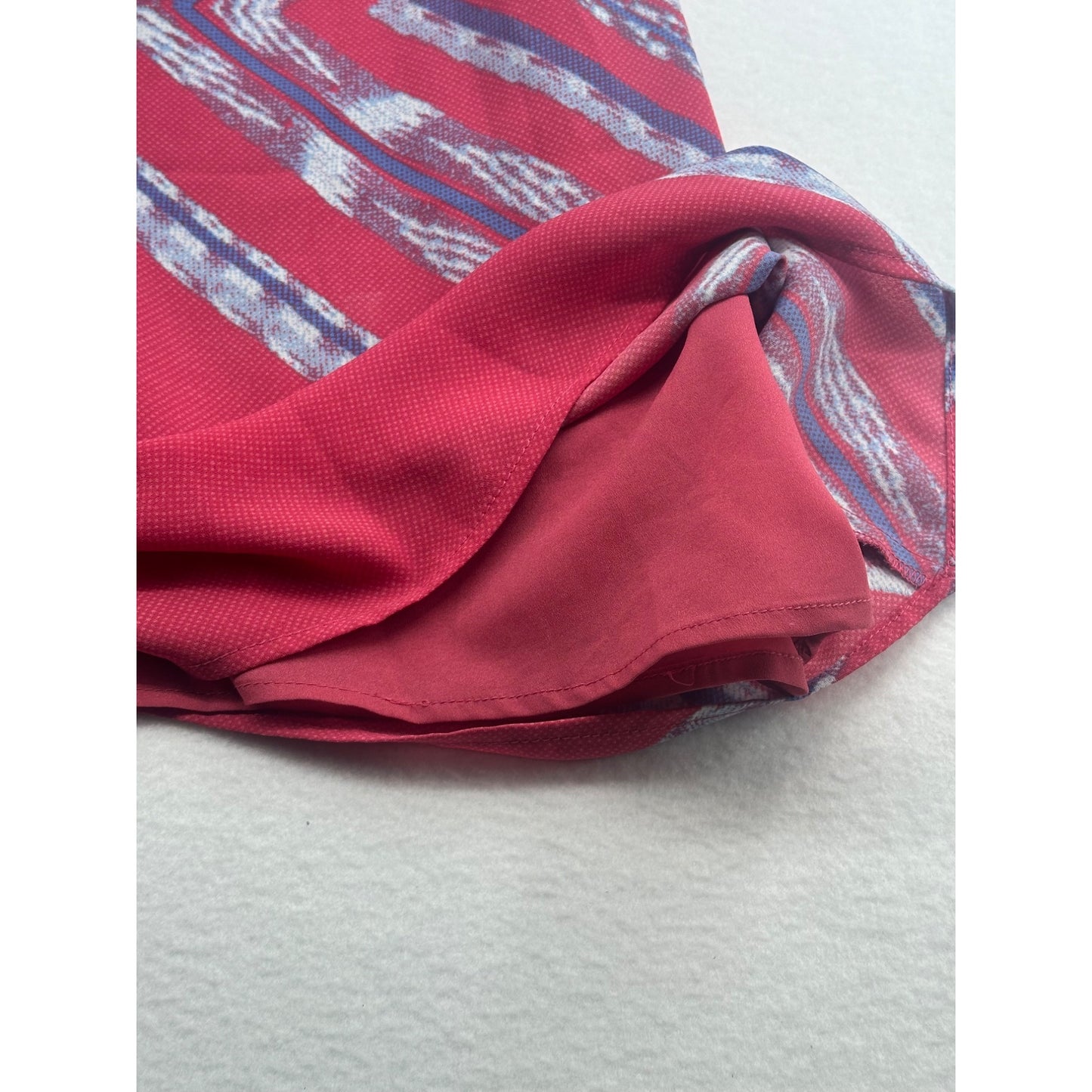 BCBGMAXAZRIA Womens XS Sleeveless Pink Striped Camisole Top Polyester Blend #6315