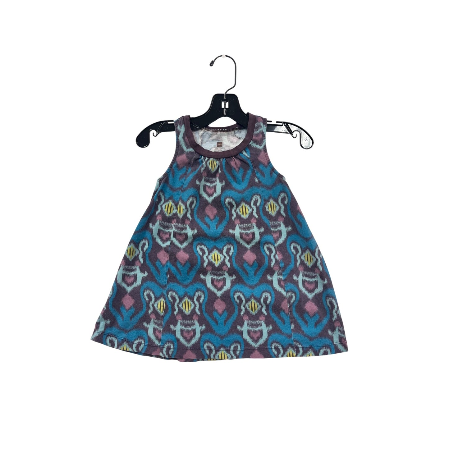 Tea Girls 2T Sleeveless Ikat Print Dress #8008