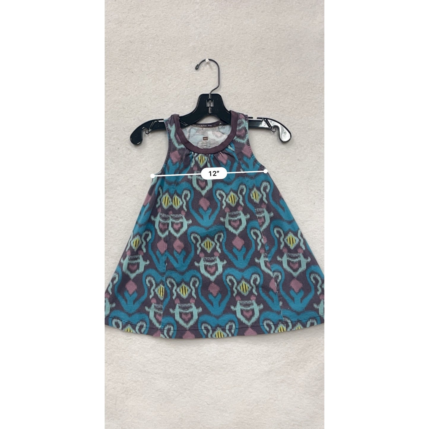 Tea Girls 2T Sleeveless Ikat Print Dress #8008