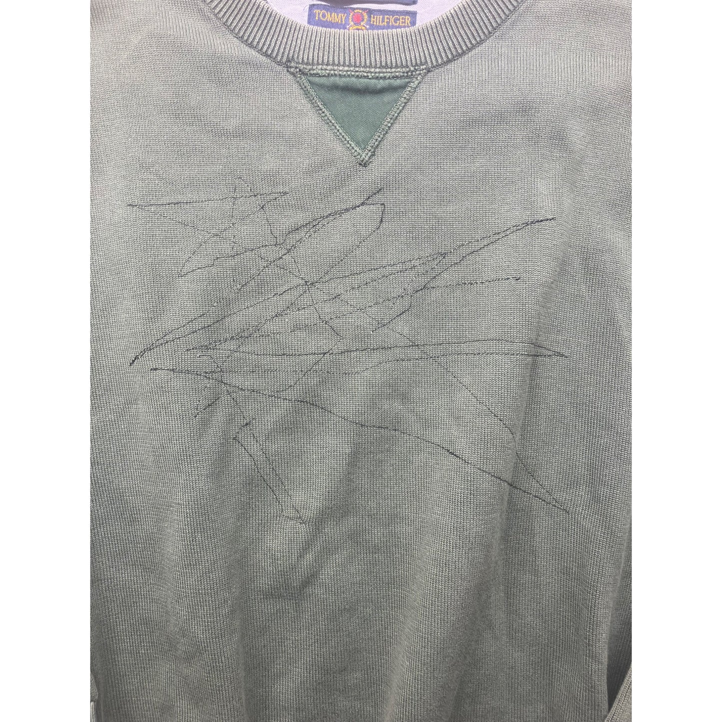 Contemporary Vintage Green Crewneck #2735