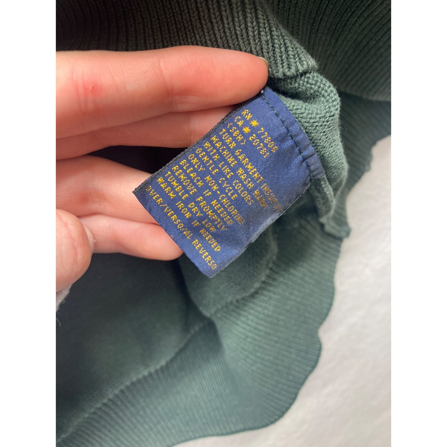Contemporary Vintage Green Crewneck #2735