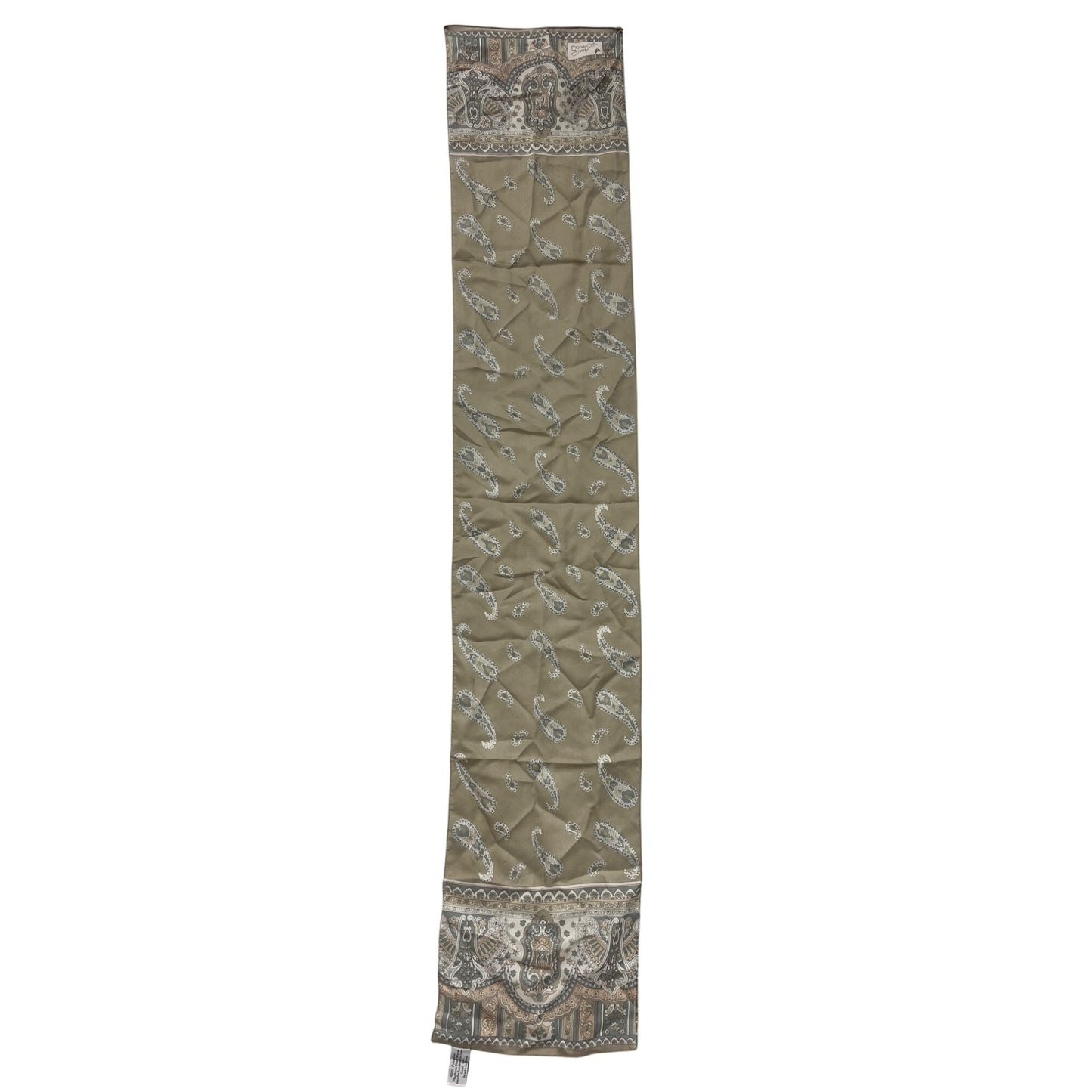Women’s Vintage 1980s Sarah Coventry Beige Paisley Scarf #6030