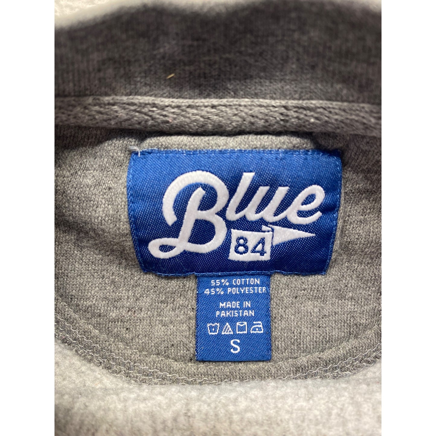 Kutztown University Alumni Sweatshirt S Blue 84 Gray Cotton/Polyester #7134