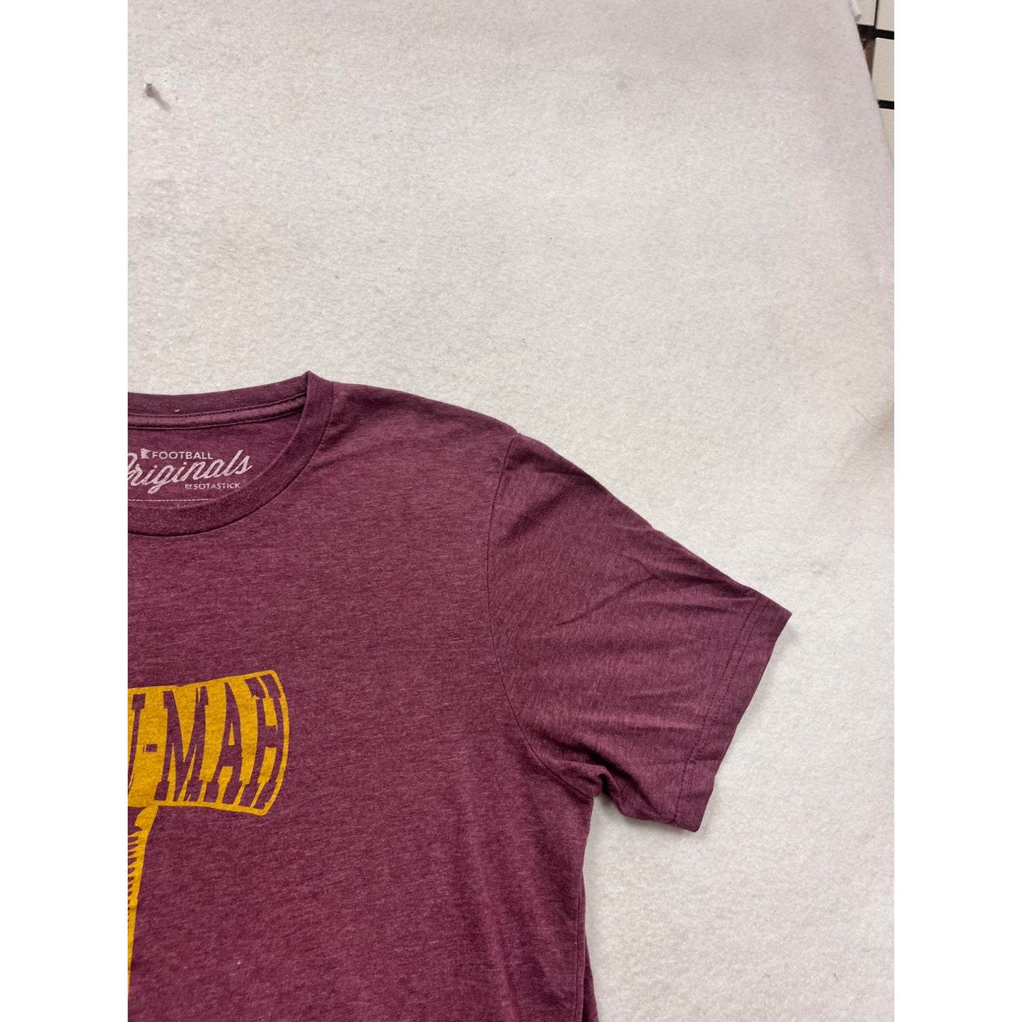 Sotastick Originals "Ski-U-Mah" Maroon Graphic T-Shirt Size XL #278A