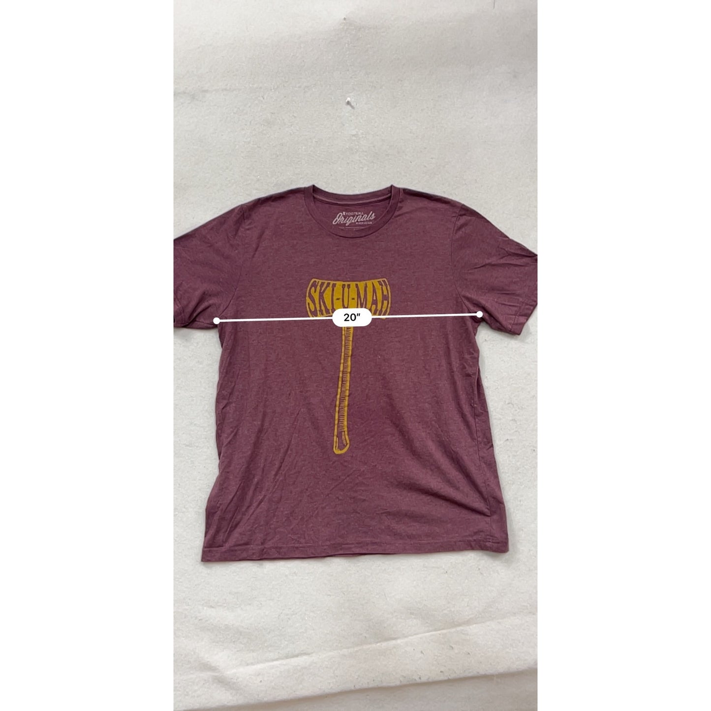 Sotastick Originals "Ski-U-Mah" Maroon Graphic T-Shirt Size XL #278A