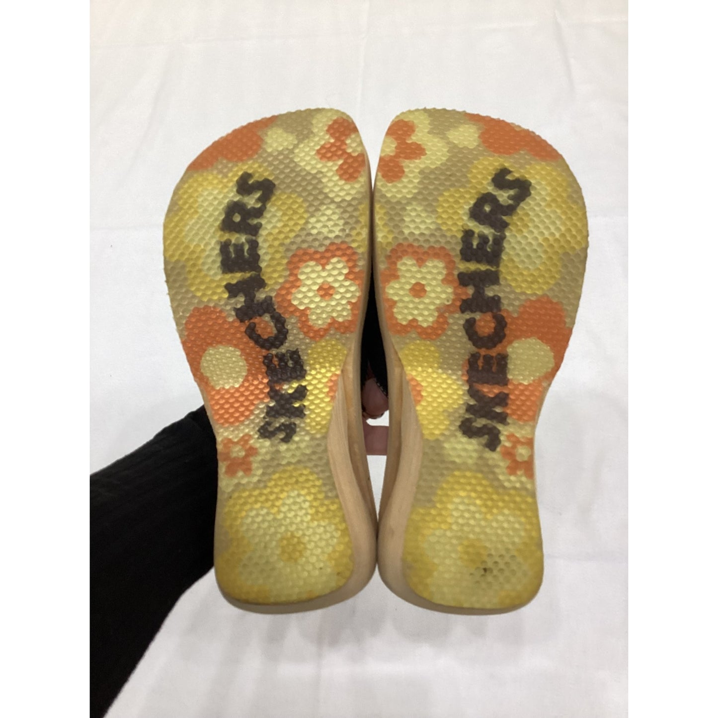 Skechers Wood Style Platform Sandals