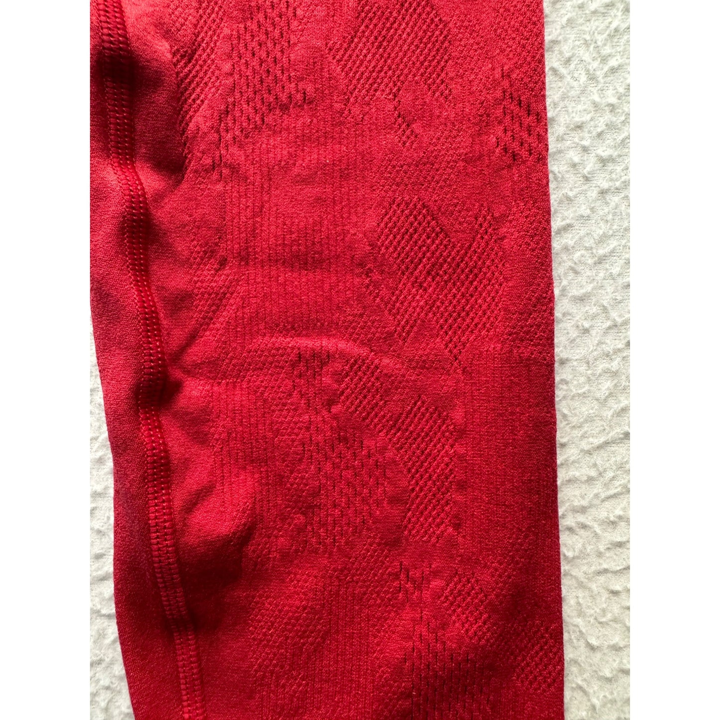 Fabletics Red Seamless High-Waisted Leggings #9184