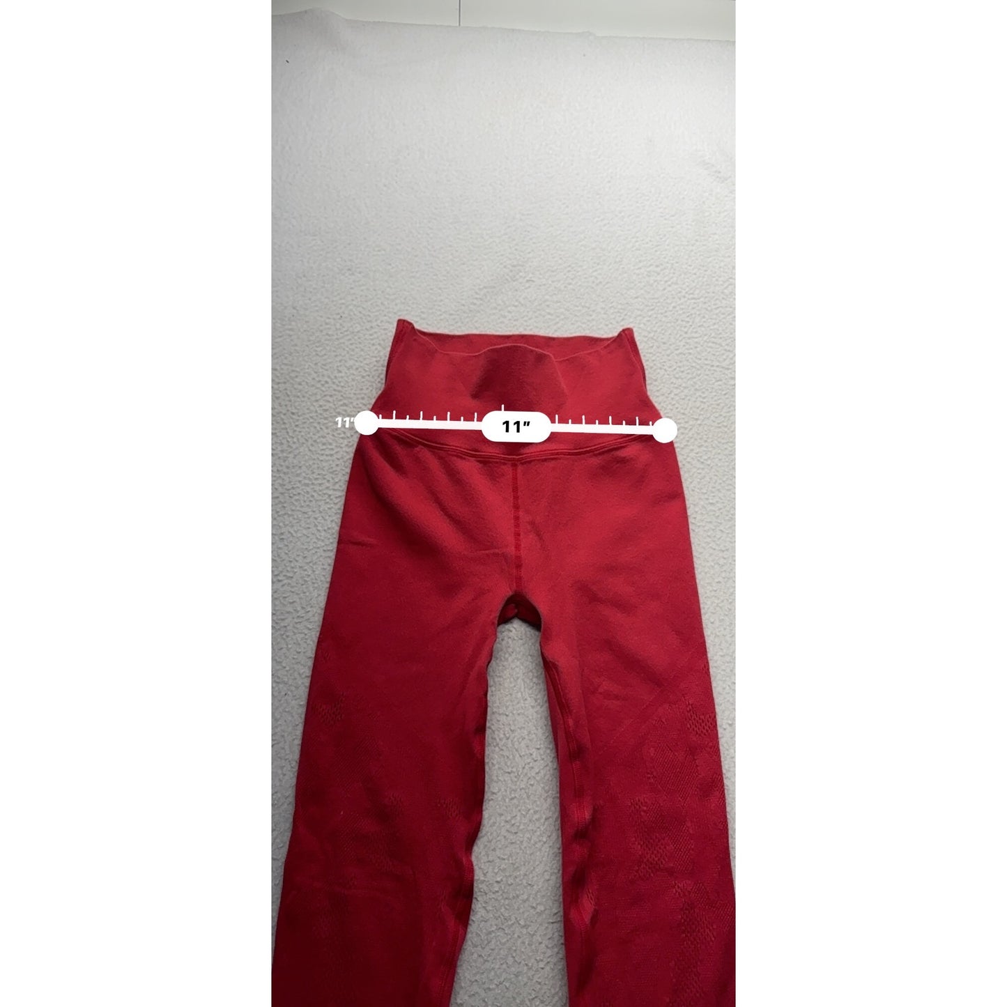 Fabletics Red Seamless High-Waisted Leggings #9184