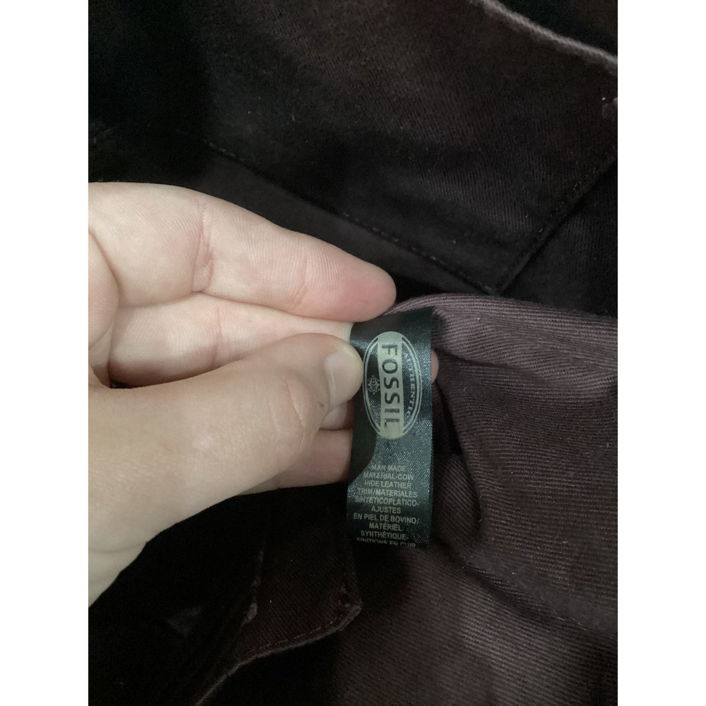 Fossil Bag Gold Hardware