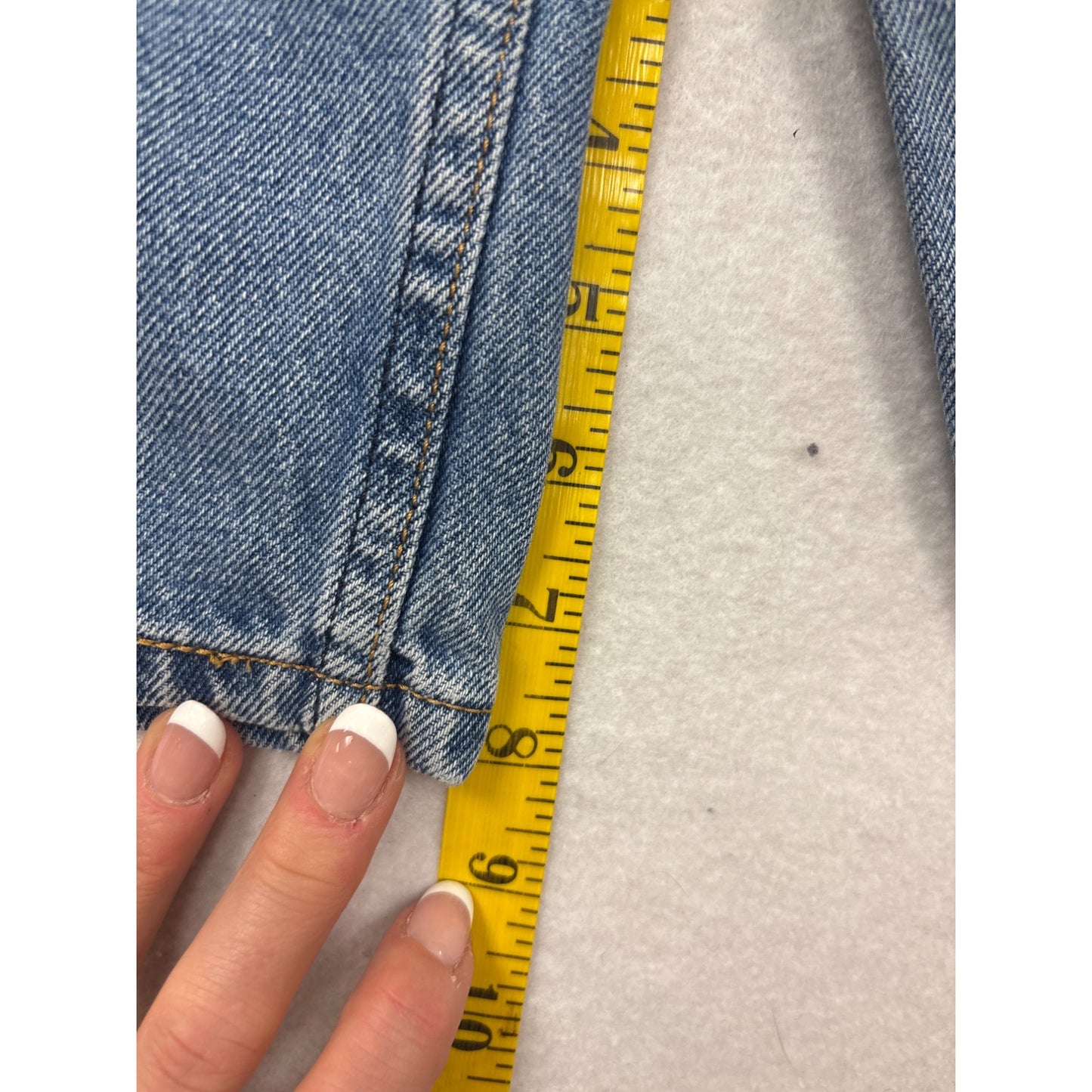 Levis 560 Regular Loose Fit Denim Shorts 7R Blue 100% Cotton #6983