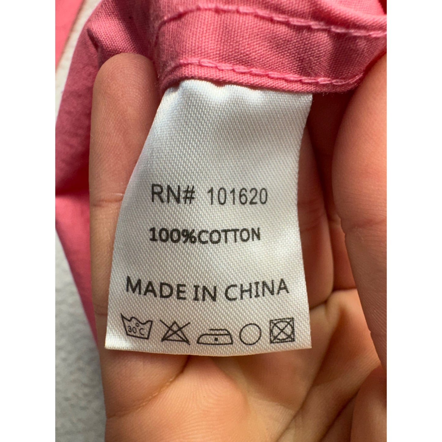 Resistol Western Shirt Pink Embroidered Logo Long Sleeve Button-Down #9000