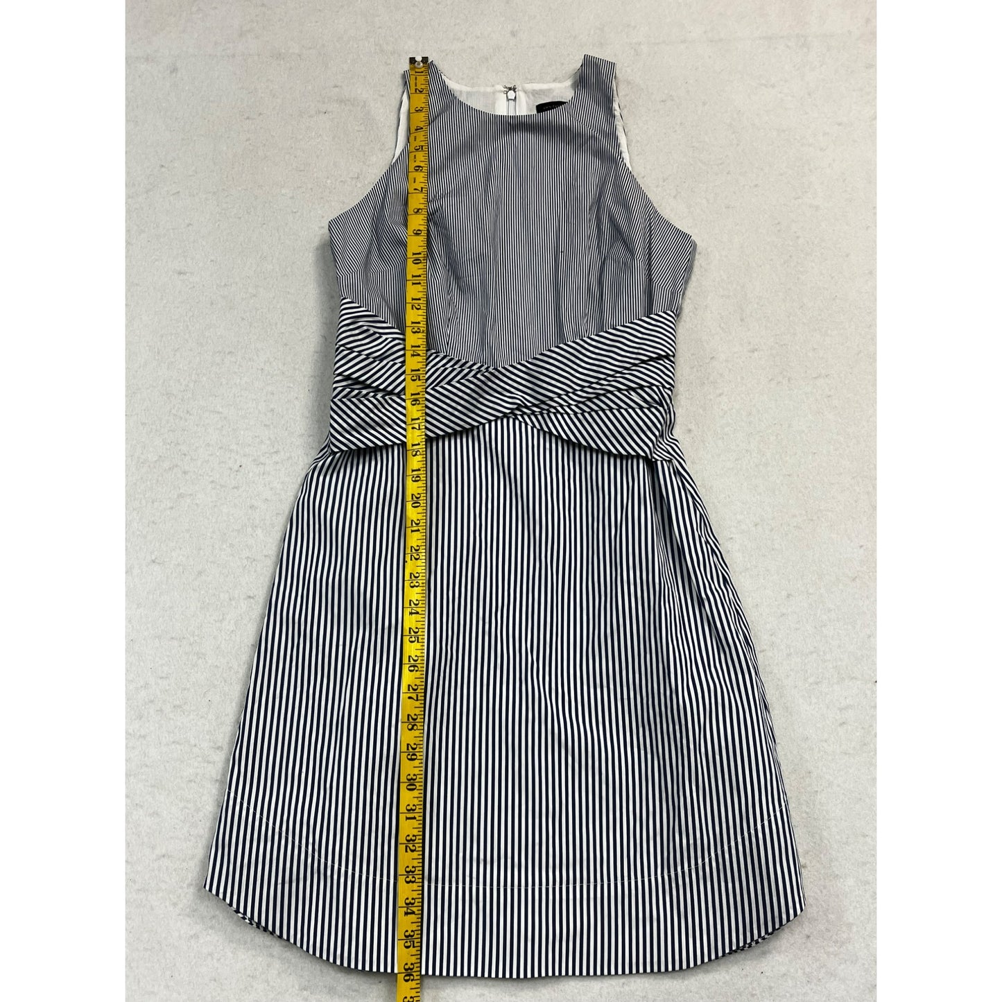 Women’s Ann Taylor Striped Poplin Twist Front Dress #2642