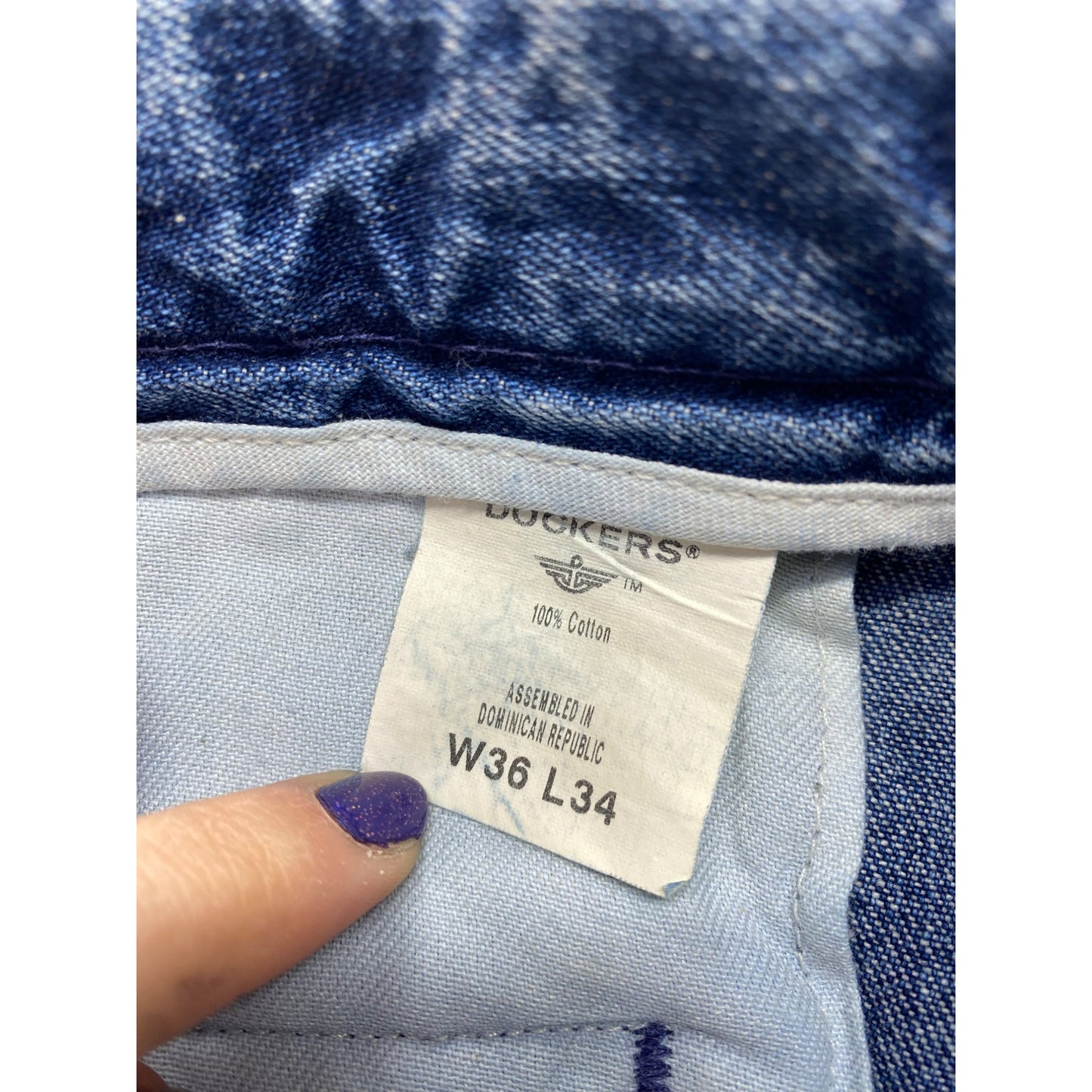 Vintage Dockers Mens Denim Jeans #5760