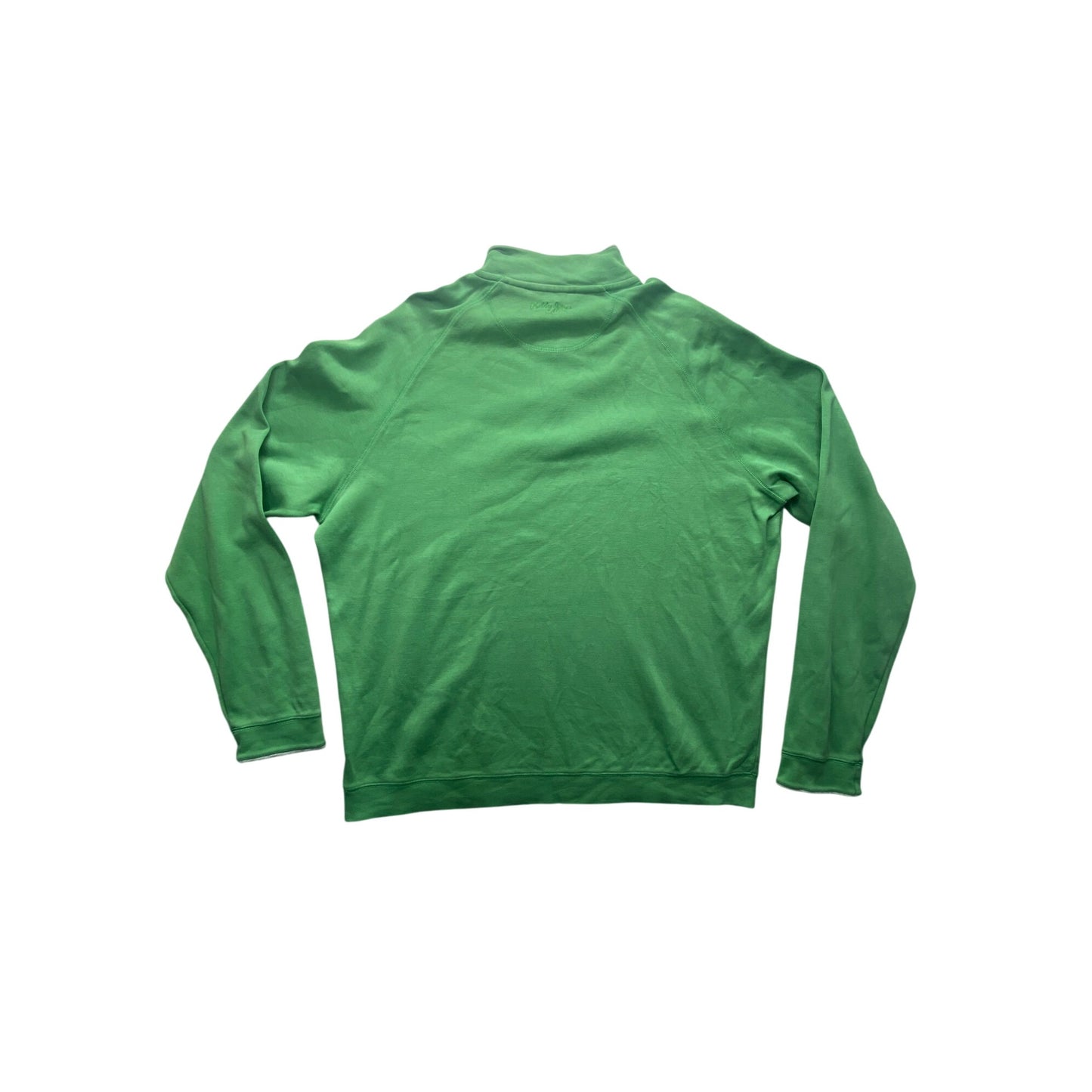 Bobby Jones Mens Green 1/4 Zip Pullover Pima Cotton #7017