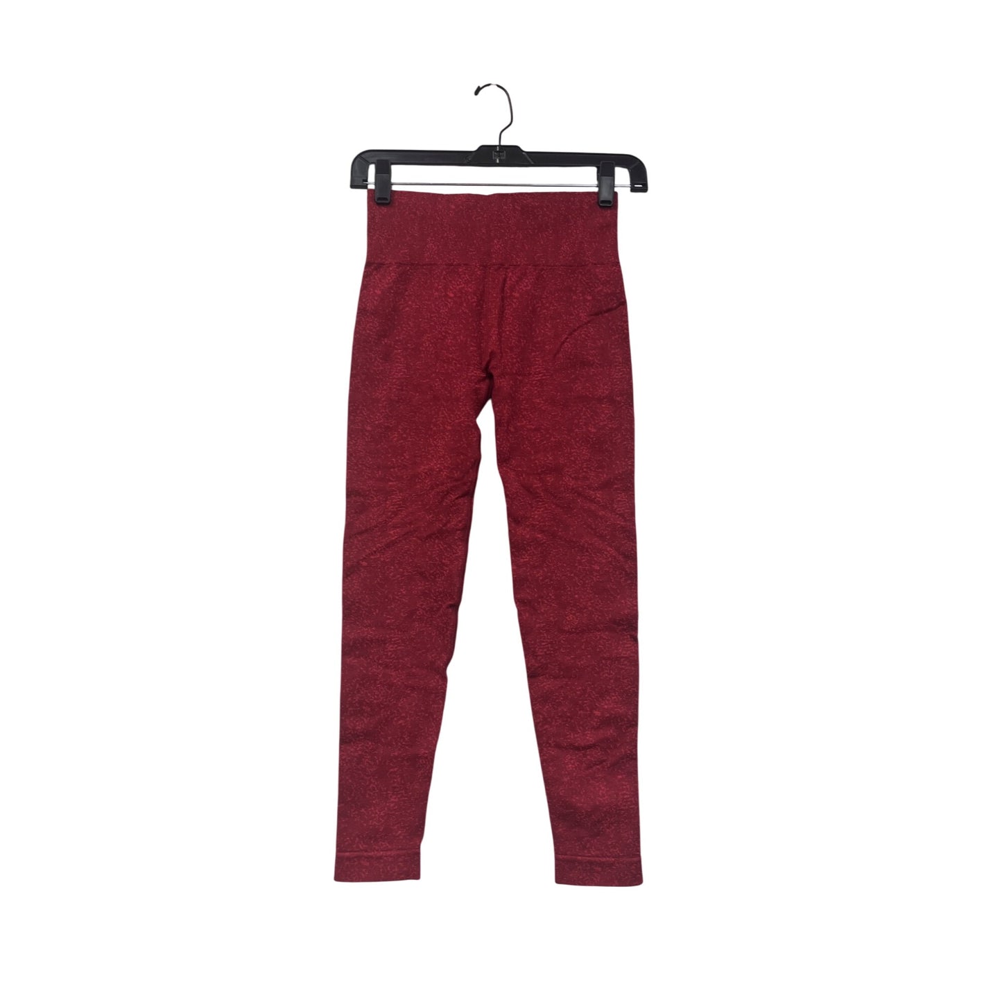 Gymshark Womens Red High-Waisted Seamless Leggings Size S #6823
