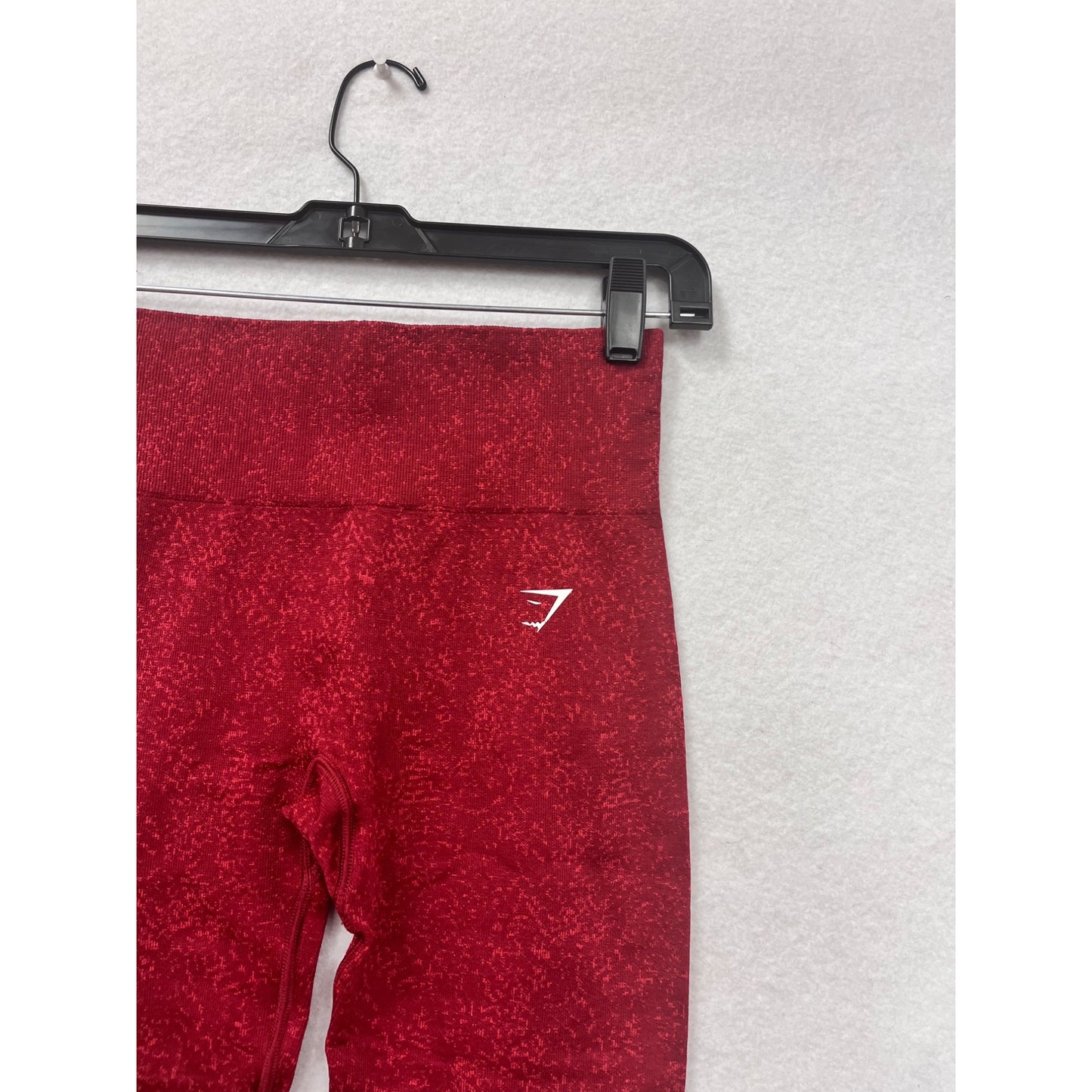 Gymshark Womens Red High-Waisted Seamless Leggings Size S #6823