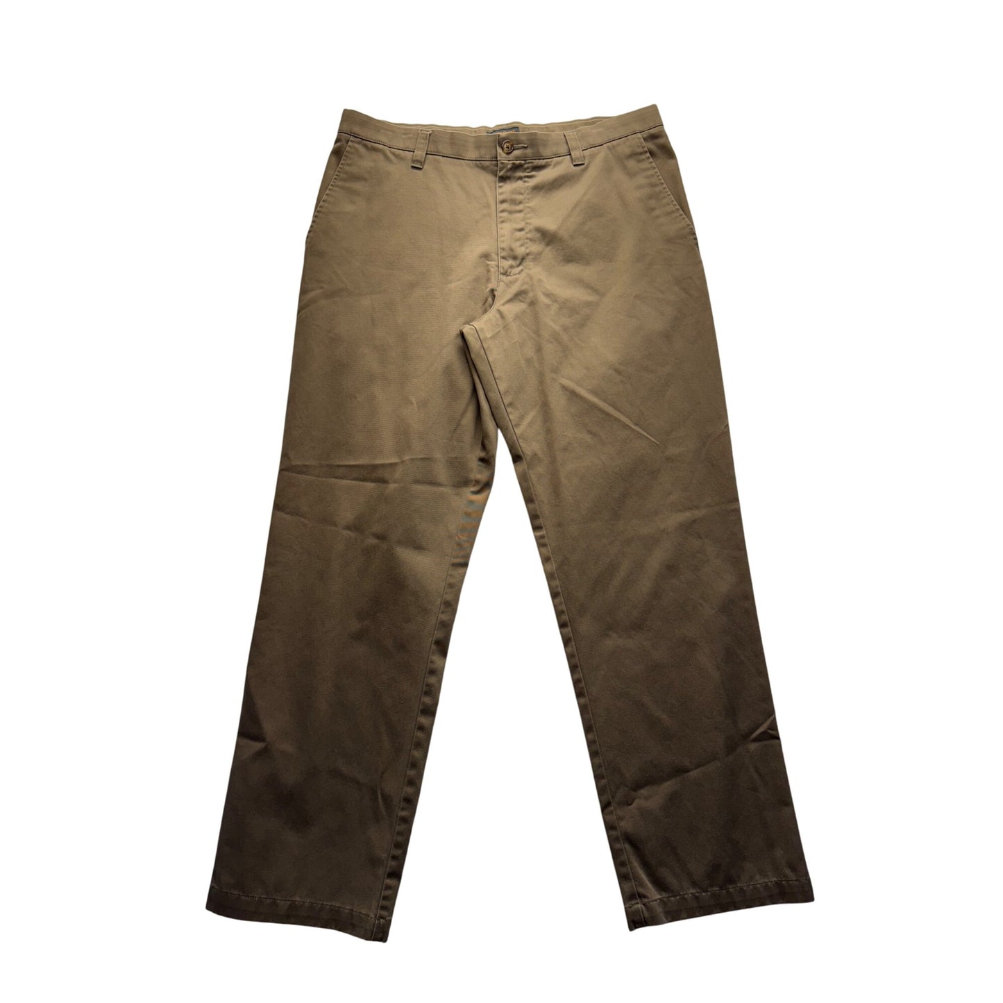 Cherokee Mens Nano-Tex Khaki Pants 36x32 Cotton #7953