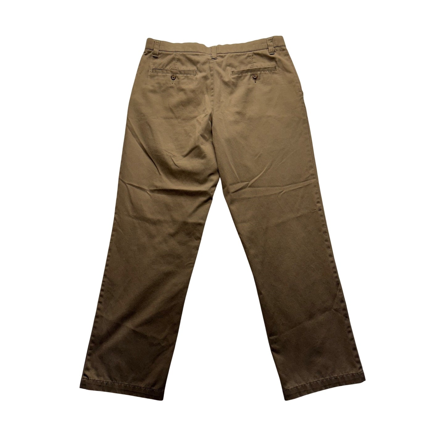 Cherokee Mens Nano-Tex Khaki Pants 36x32 Cotton #7953