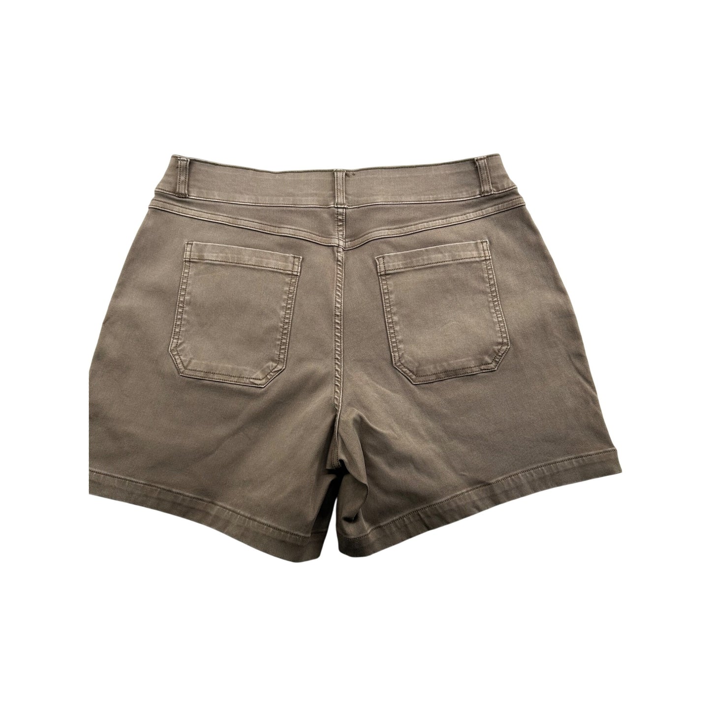 Spanx Womens Stretch Cotton Casual Shorts With Pockets #6474