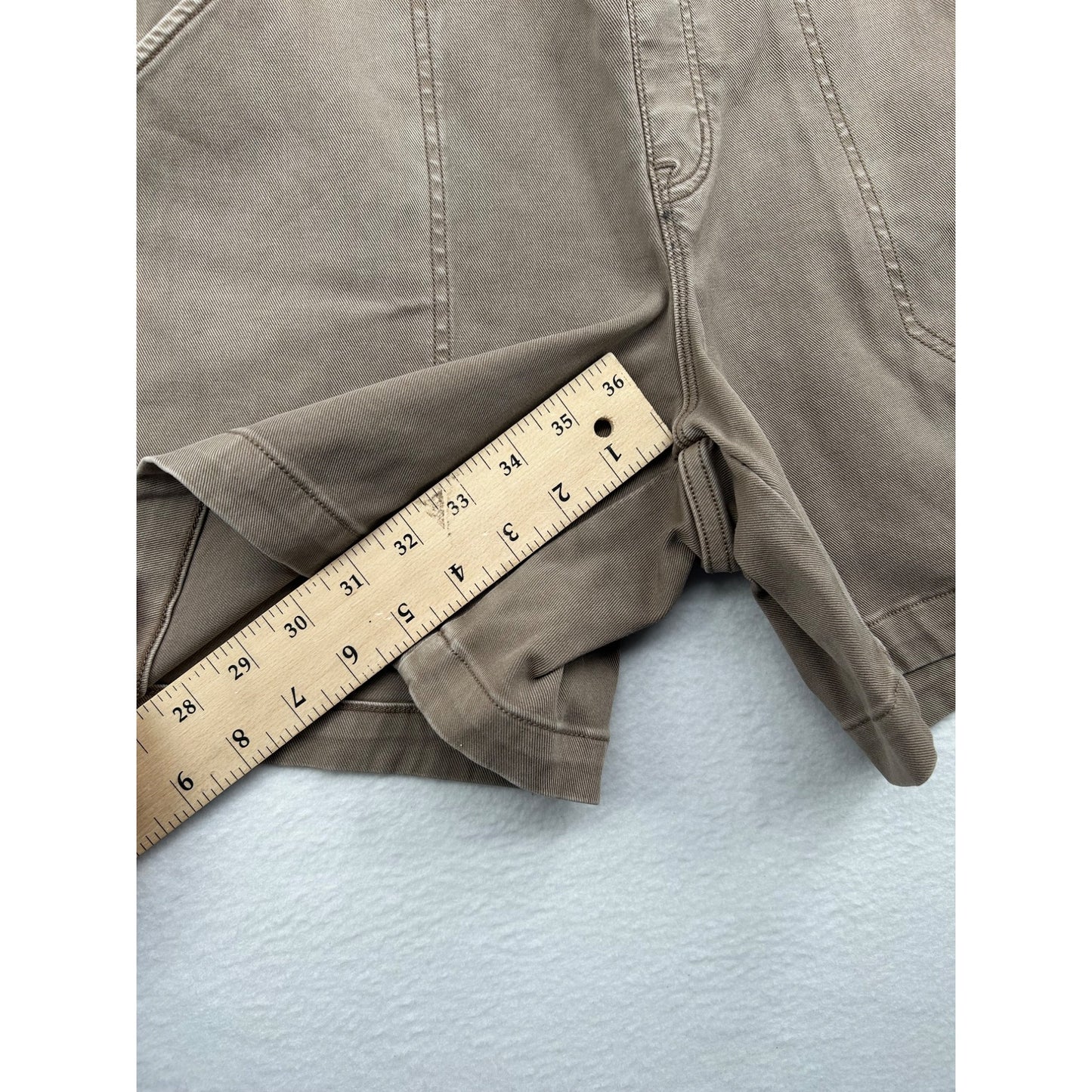Spanx Womens Stretch Cotton Casual Shorts With Pockets #6474