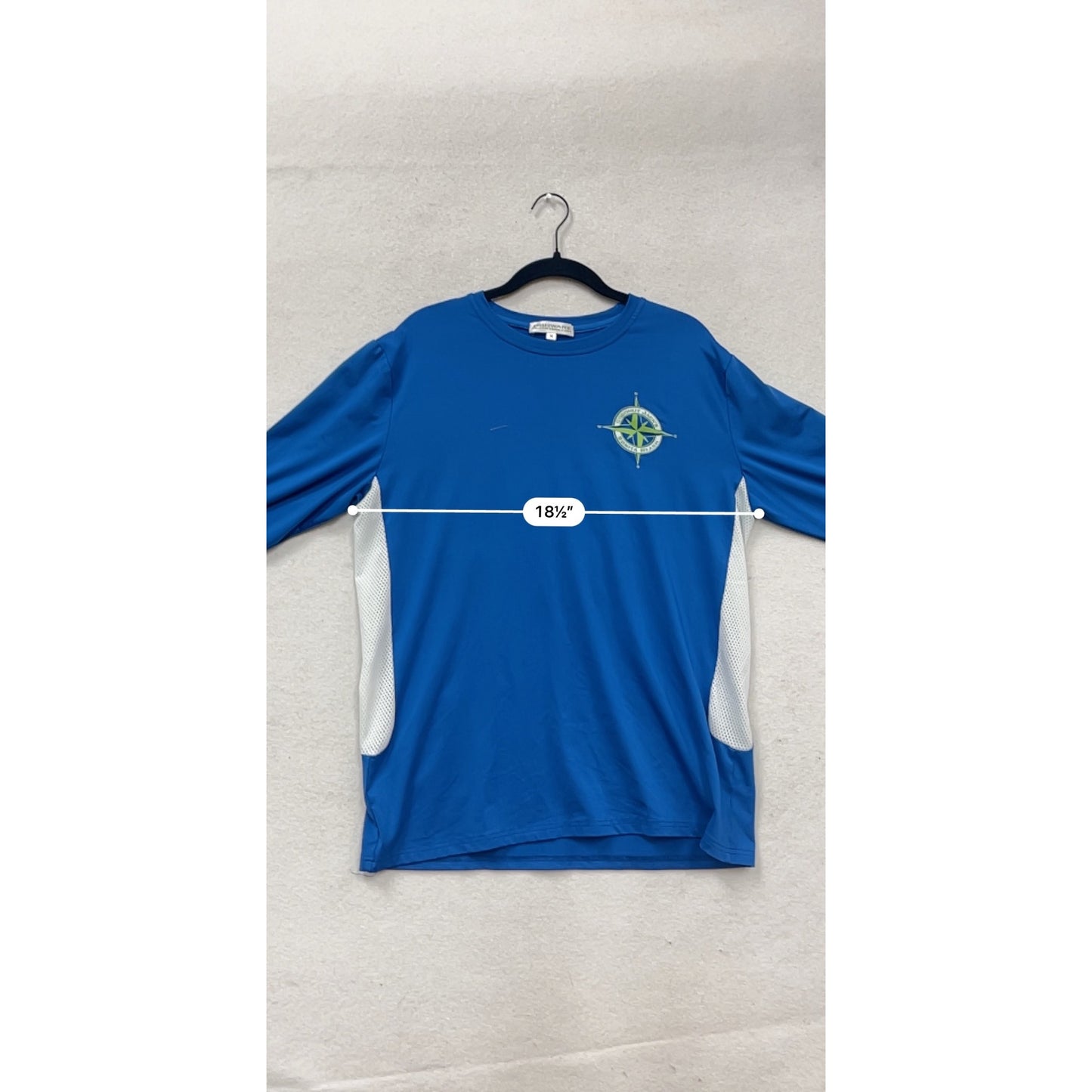 Fishware Outfitters Blue Long Sleeve Shirt Medium #236A