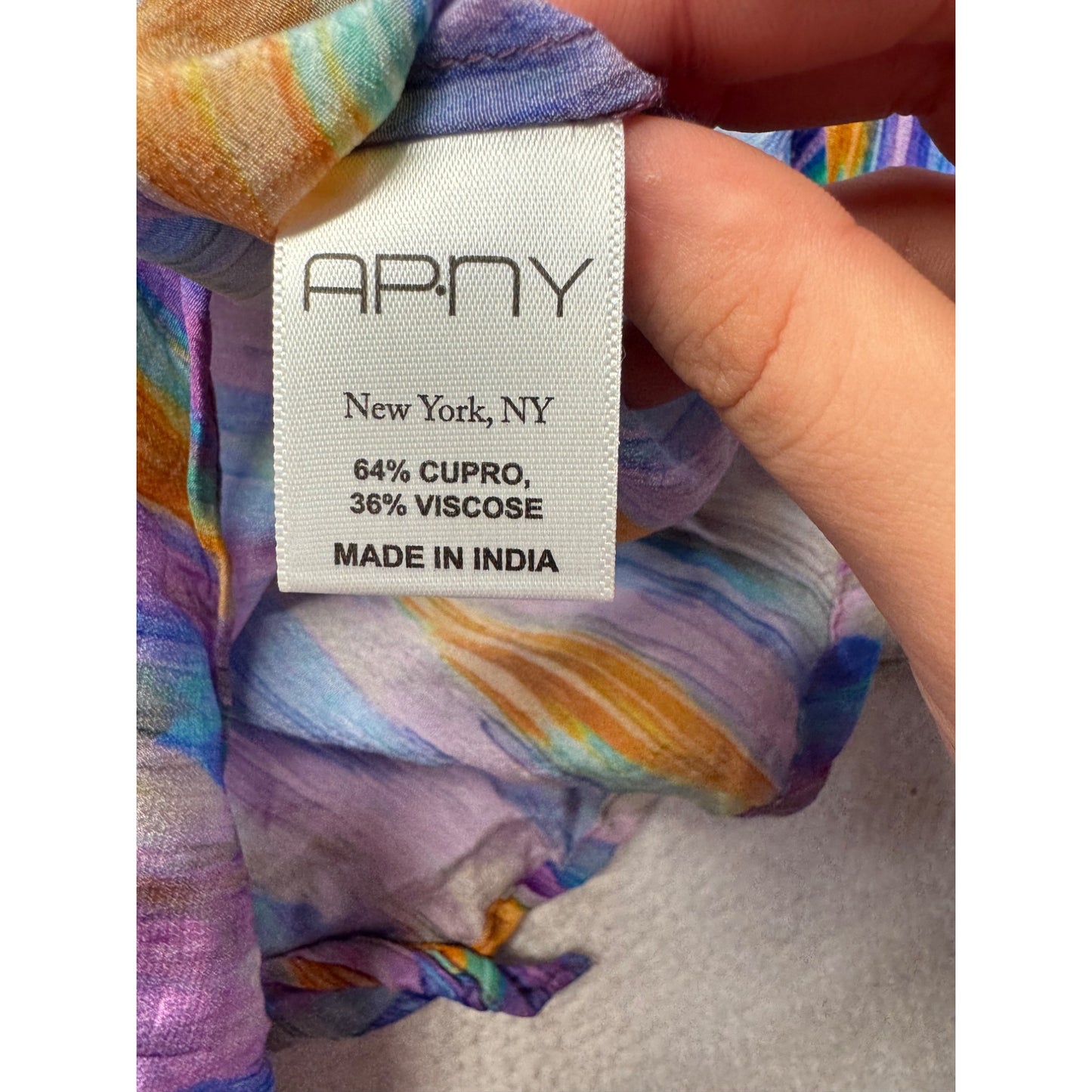 Apny Womens Multicolor Long Sleeve #7473