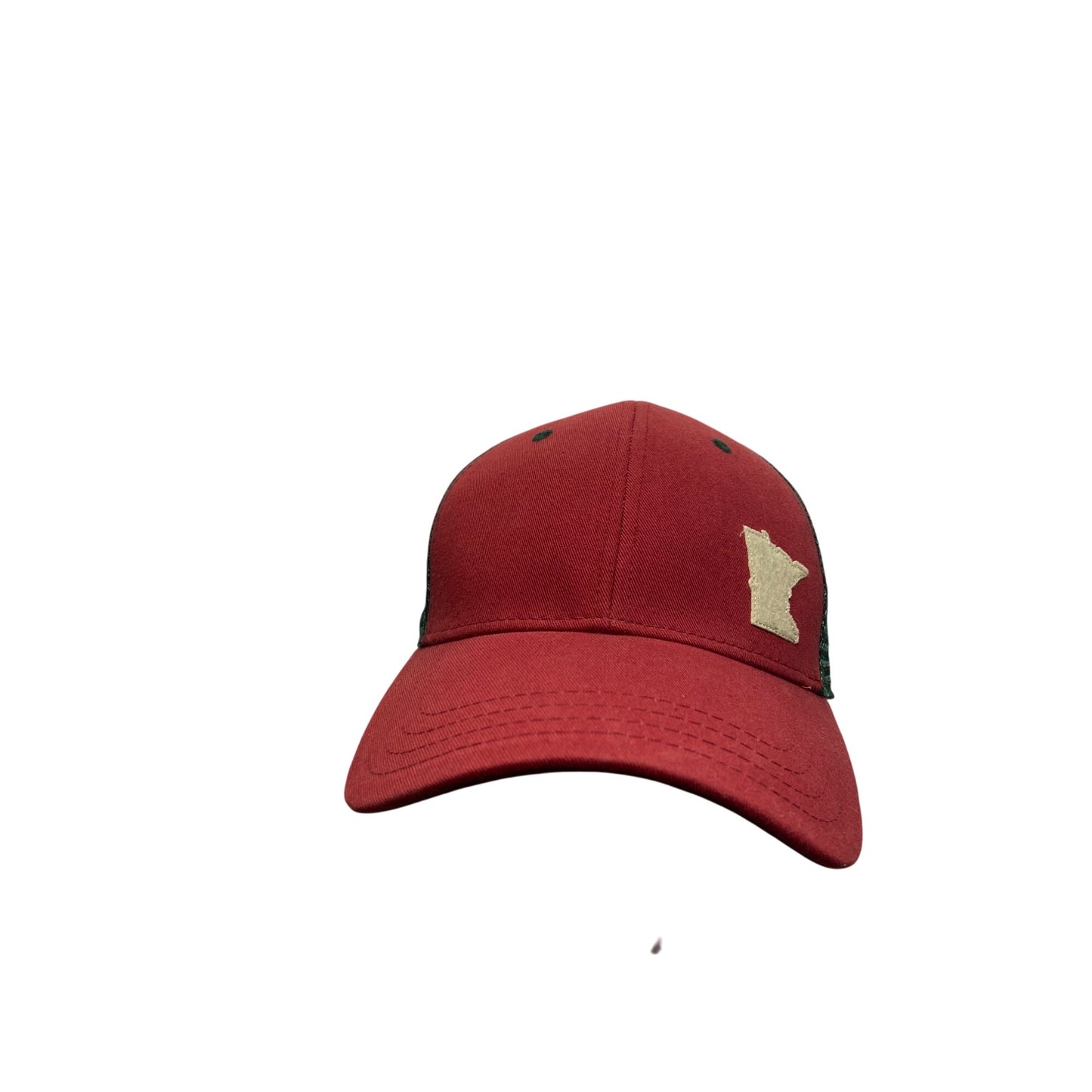 Minnesota Wild Red & Green Trucker Hat With Mesh Back & Adjustable Snapback #7372