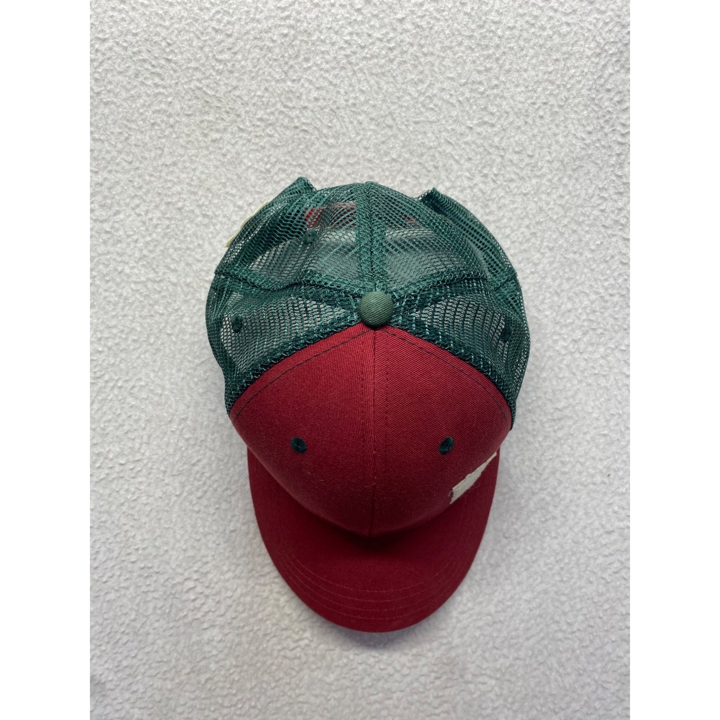 Minnesota Wild Red & Green Trucker Hat With Mesh Back & Adjustable Snapback #7372