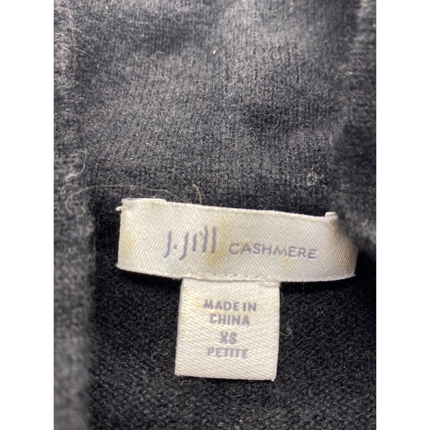 J.Jill Cashmere Black Turtleneck #5428