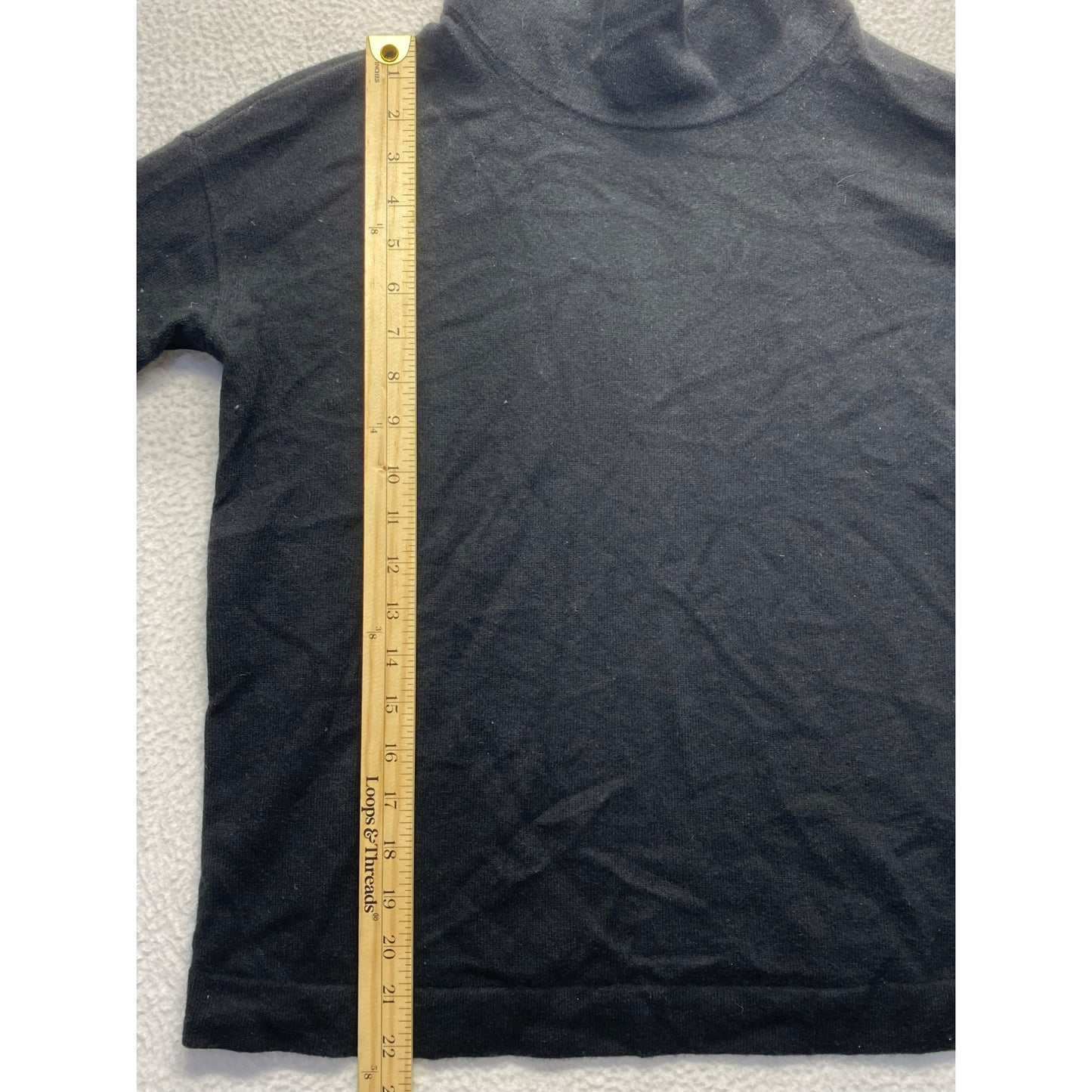 J.Jill Cashmere Black Turtleneck #5428
