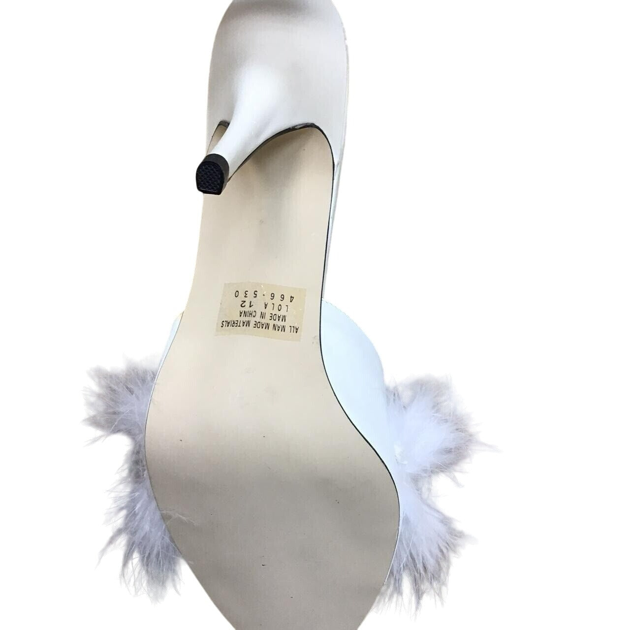 Frederico Leone White Feather Heels - 972