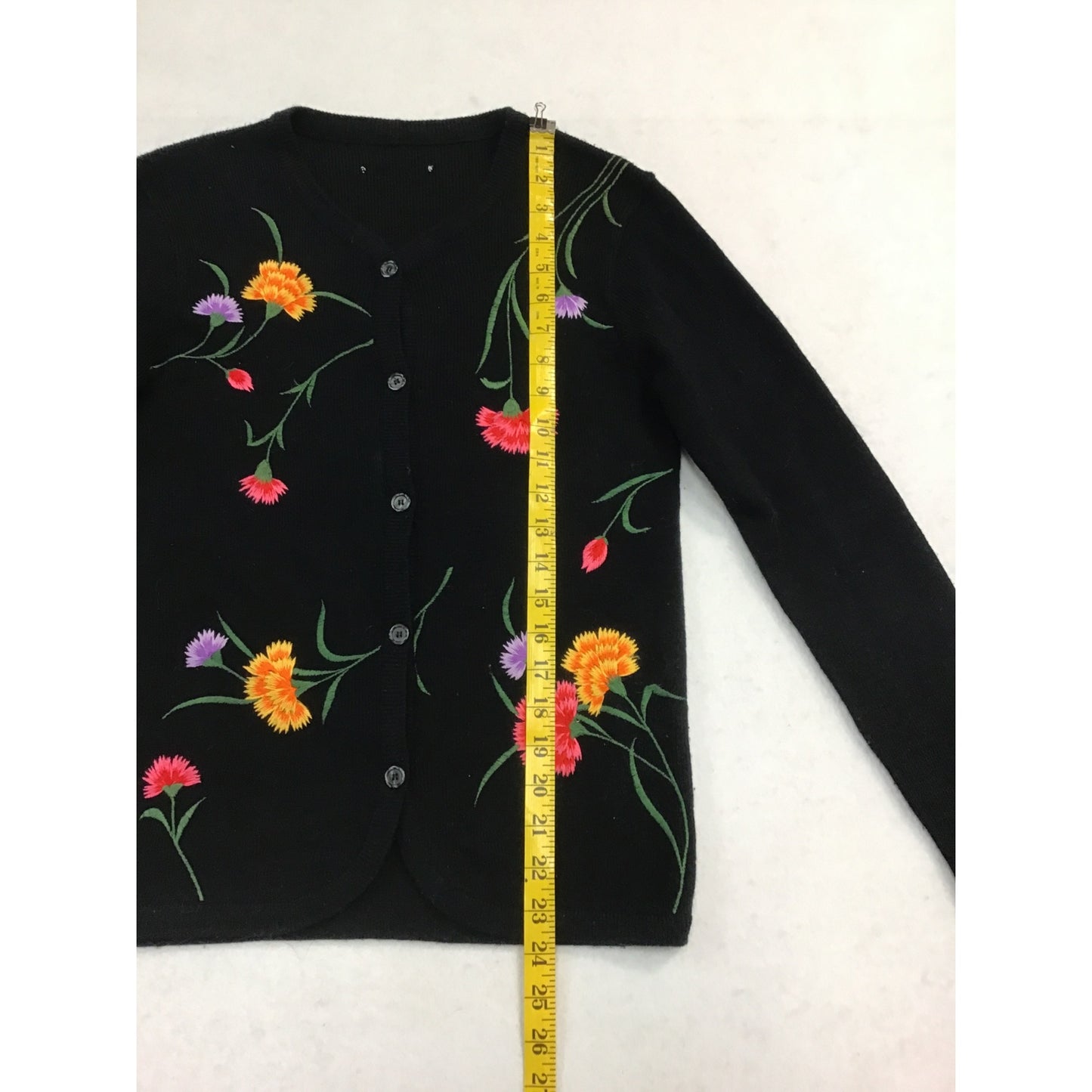 Embroidered Floral Cardigan