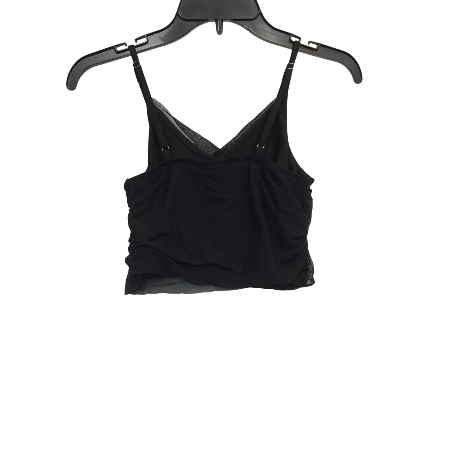 Women’s Mesh Ruched Crop Top