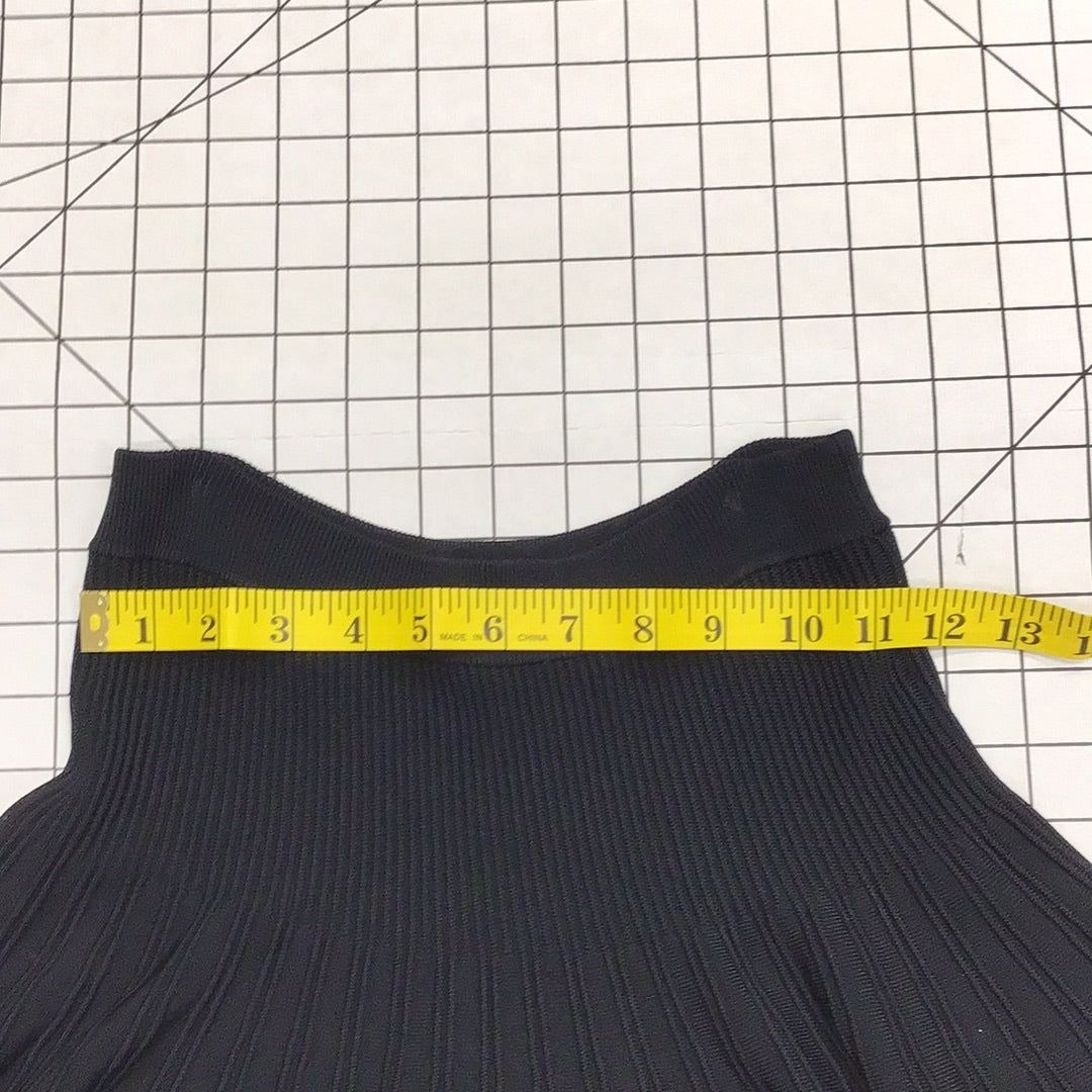 Women’s Black Knit Mini Skirt