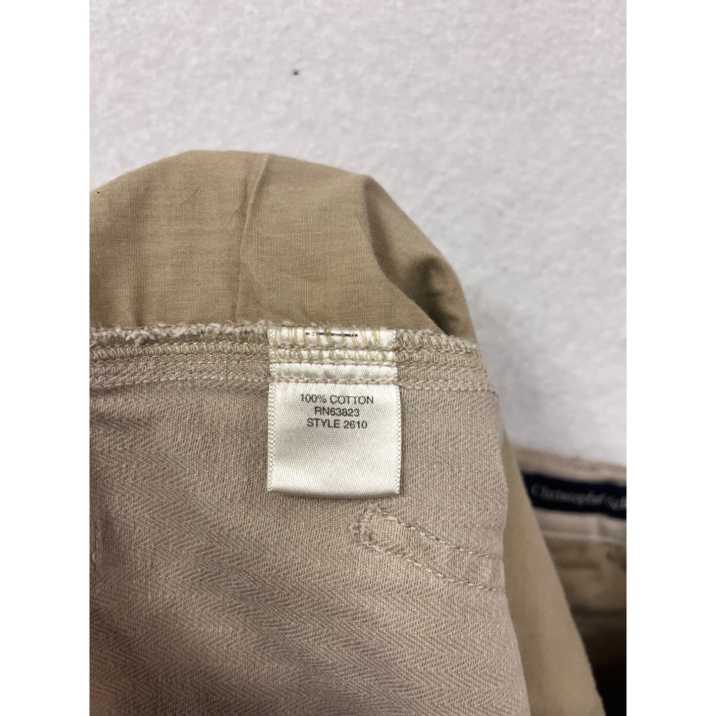 Christopher & Banks Womens Khaki Cotton Cargo Shorts Size 6 #6392
