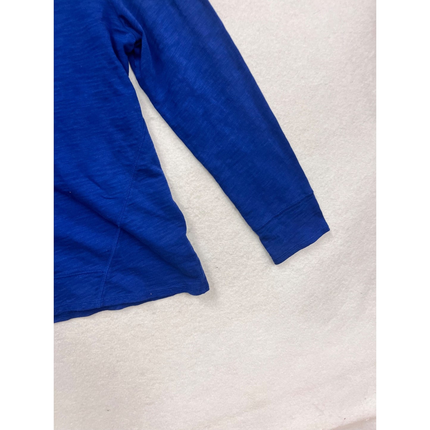 Habitat Womens V-Neck Long Sleeve Blue Top S #378A