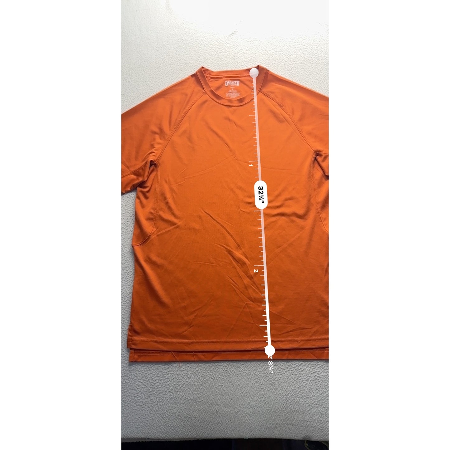 Duluth Trading Co. Orange Trim Fit Shirt L #9340