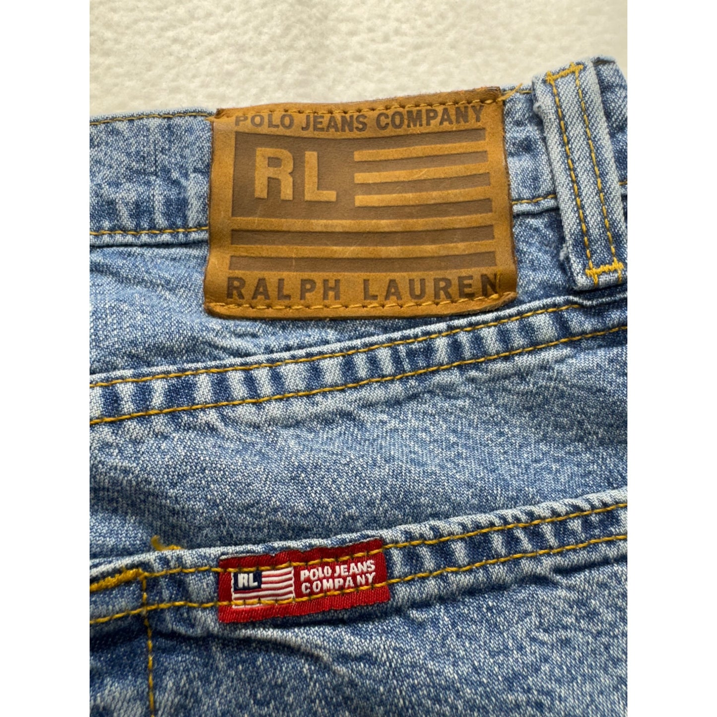Vintage Polo Ralph LaurenJeans Size 42x29 Blue Denim Relaxed Fit #7969