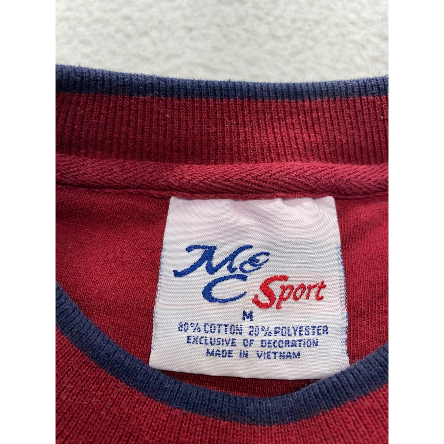 Vintage Retired Grandpa Red Sweatshirt By McSport #7143