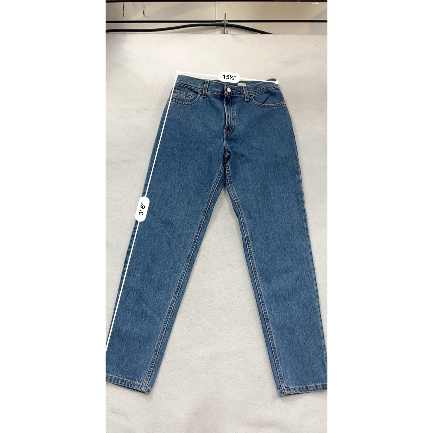Levis 550 Relaxed Fit Tapered Leg Jeans 11 Junior #906A