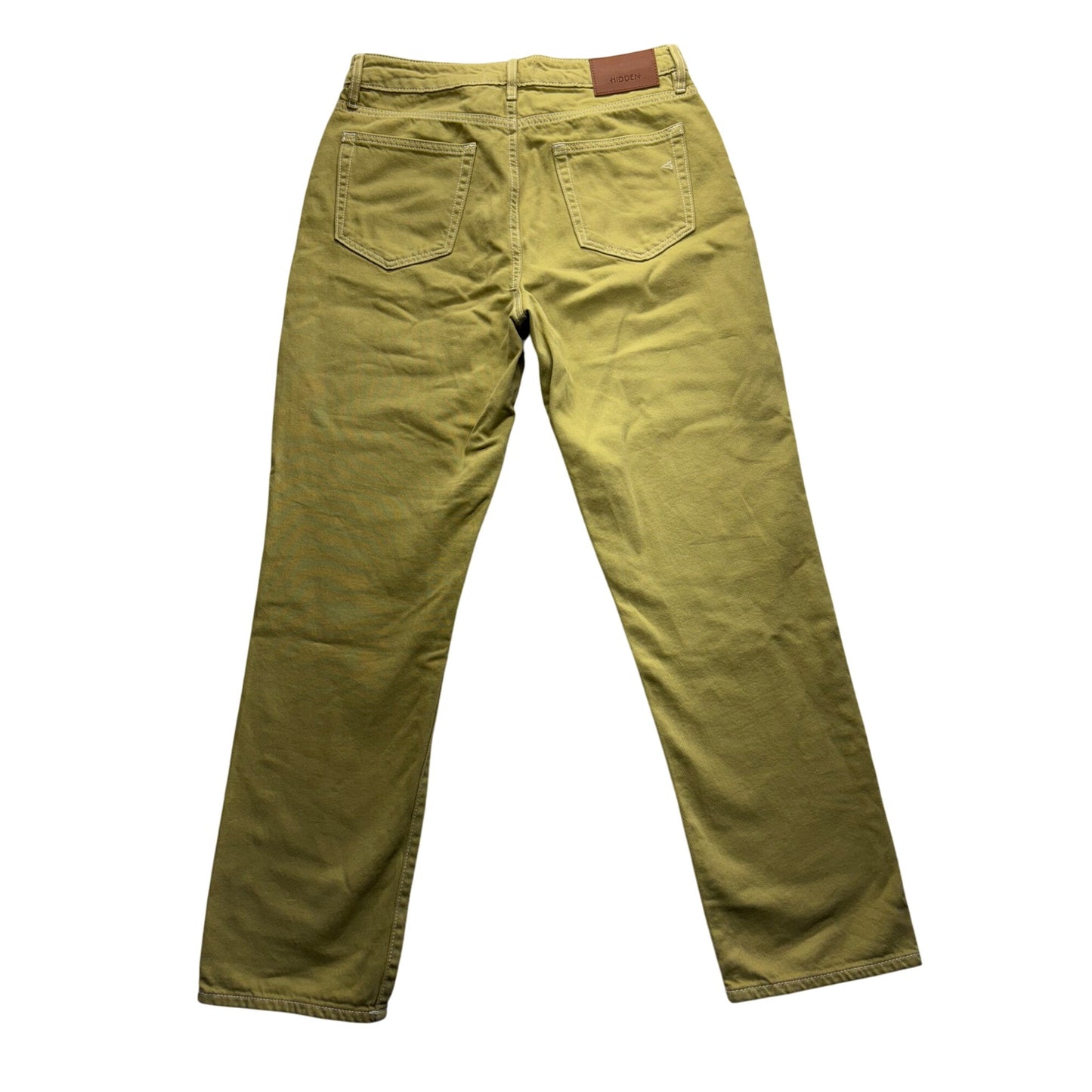 Hidden Los Angeles Green Straight-Leg Jeans Size 28 #7505